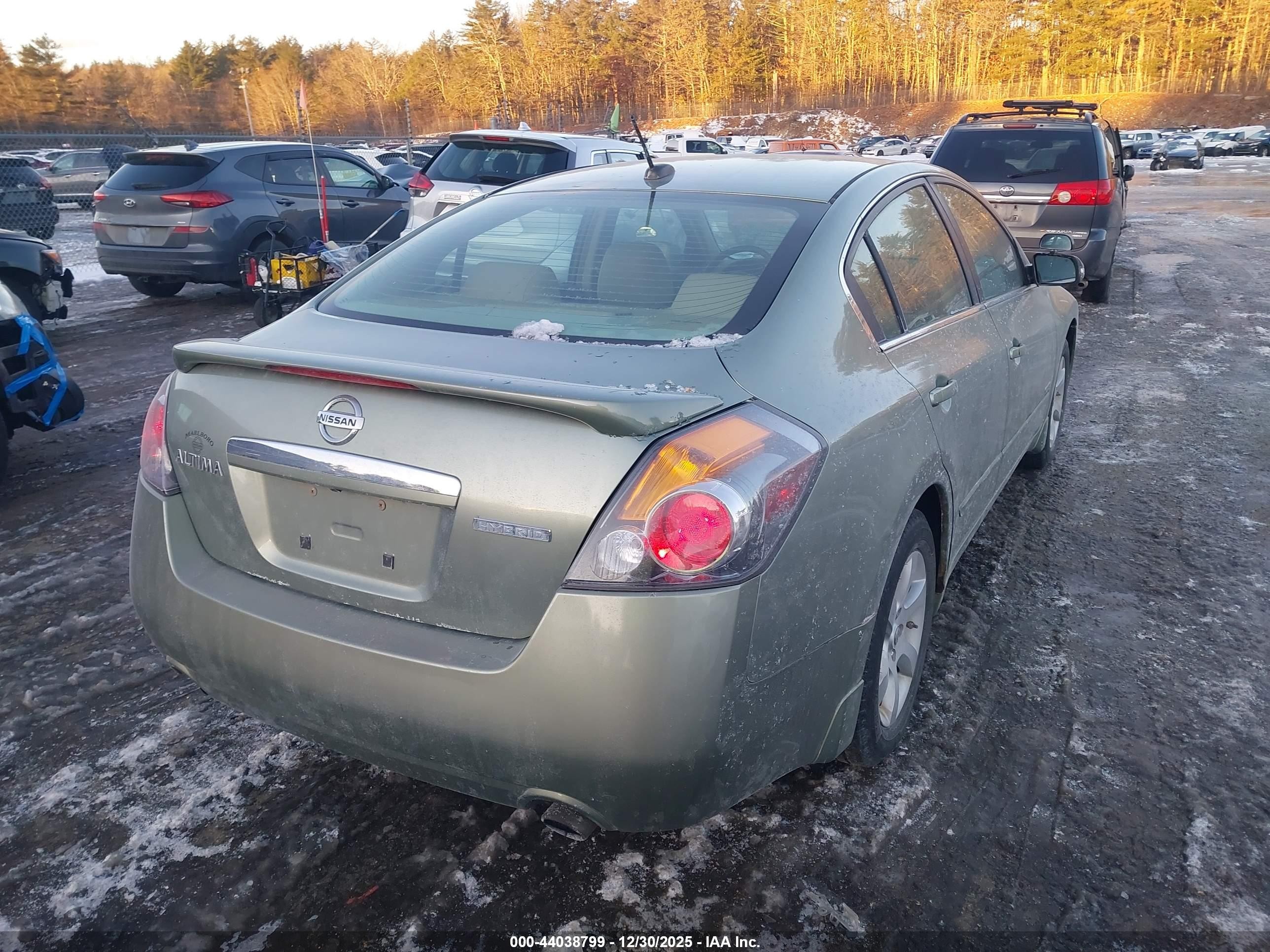 2008 Nissan Altima Hybrid   Green vin: 1N4CL21E88C271768