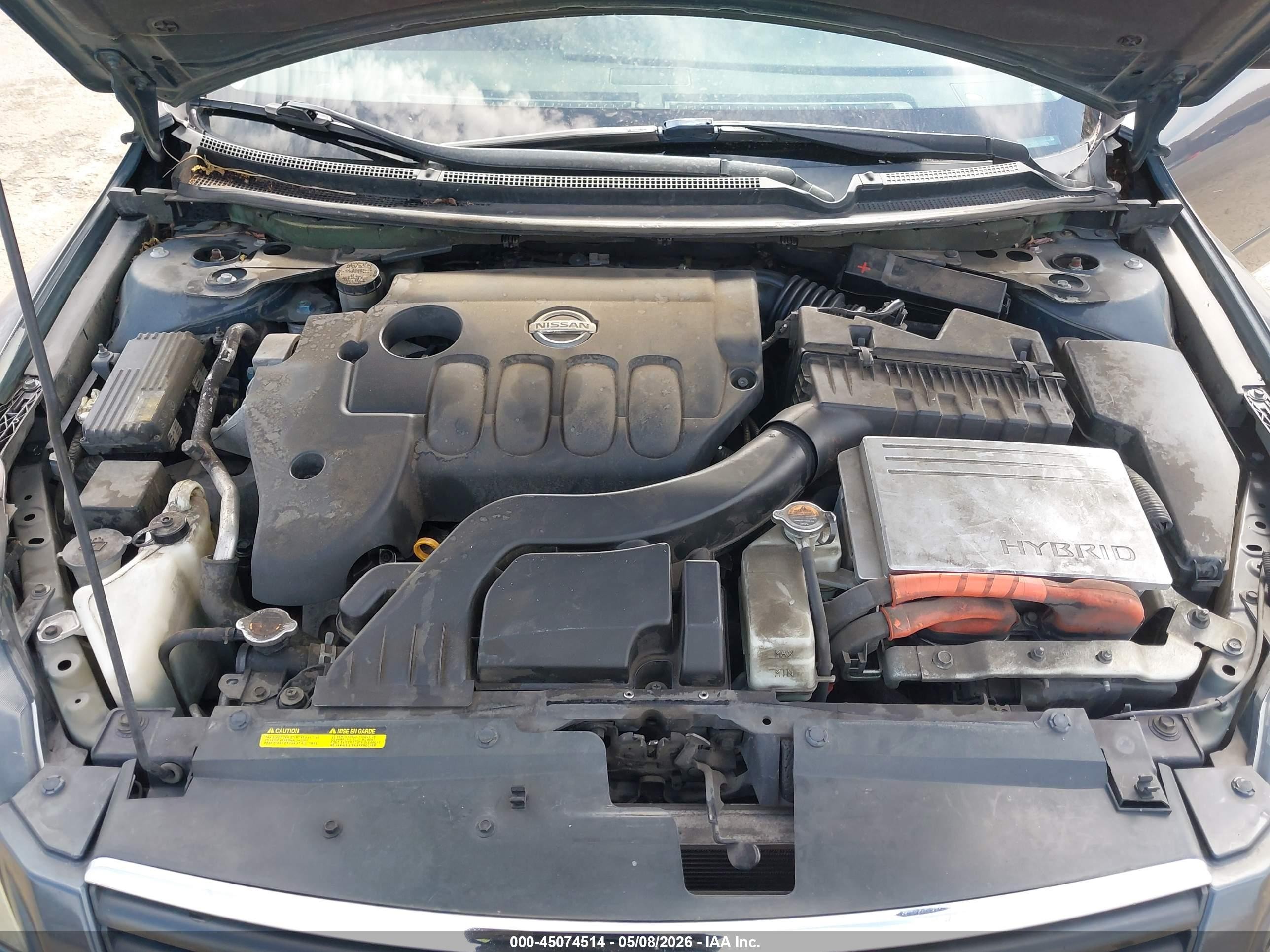2007 Nissan Altima Hybrid   Gray vin: 1N4CL21E97C200674