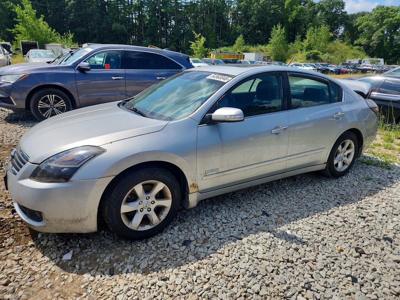 2009 Nissan Altima Hybrid Silver vin: 1N4CL21E99C142410