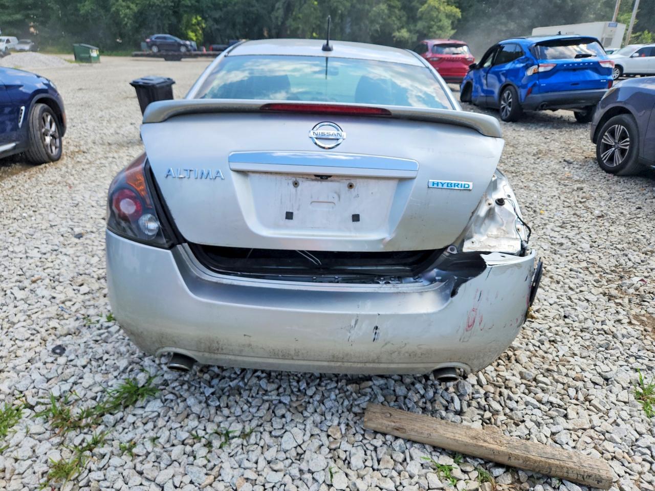 2009 Nissan Altima Hybrid Silver vin: 1N4CL21E99C142410