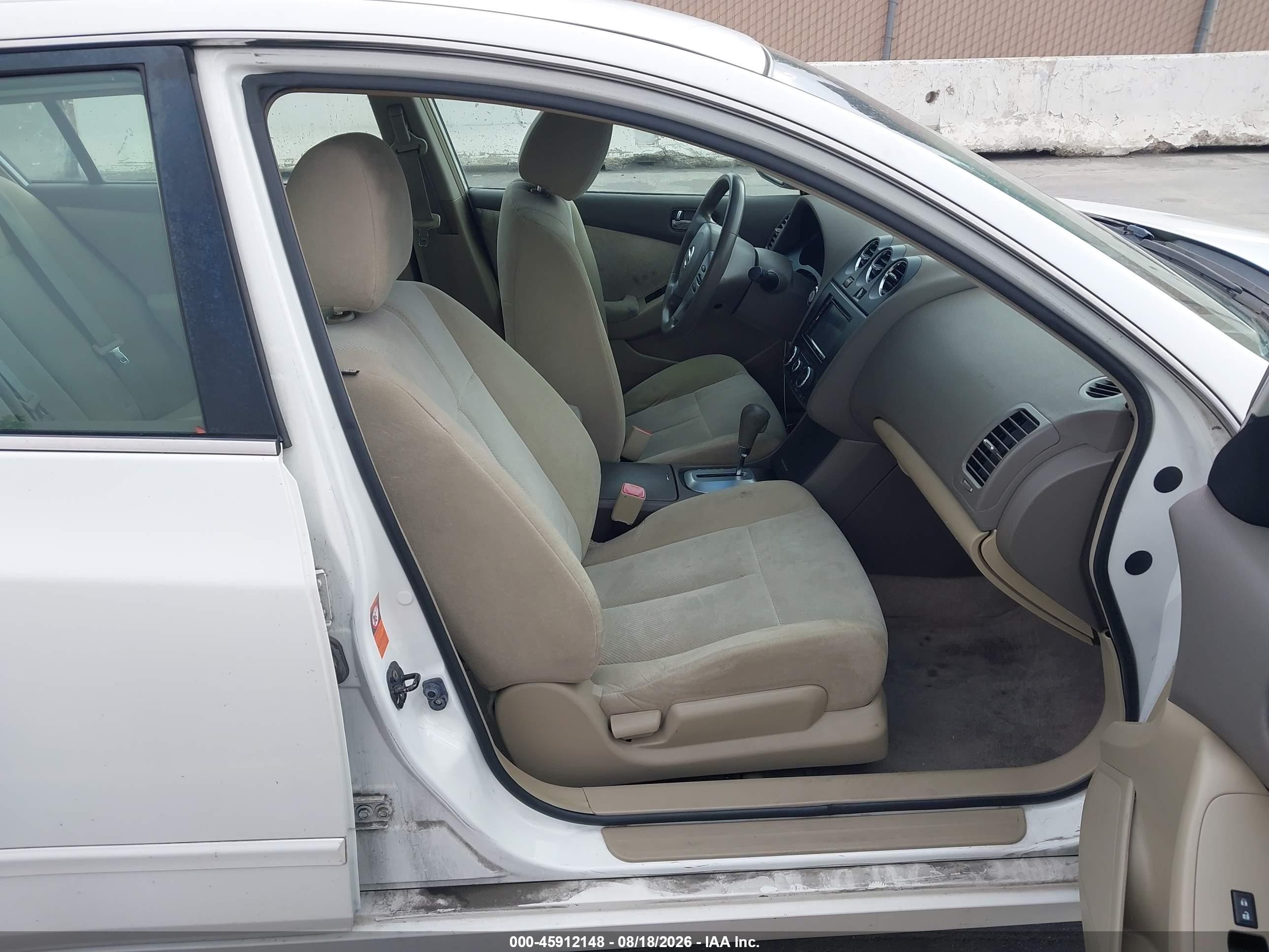 2007 Nissan Altima Hybrid Белый vin: 1N4CL21EX7C155261