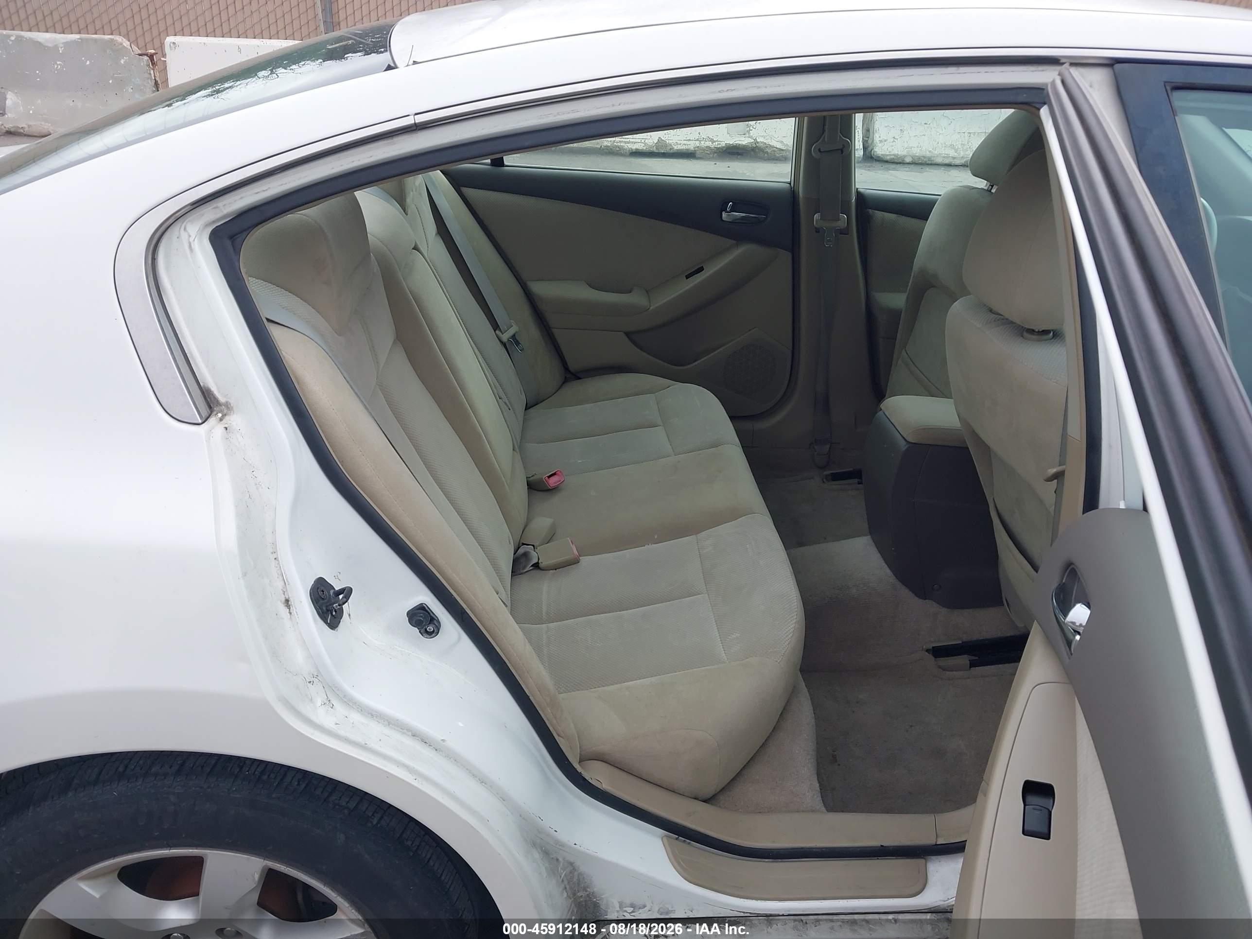 2007 Nissan Altima Hybrid Белый vin: 1N4CL21EX7C155261