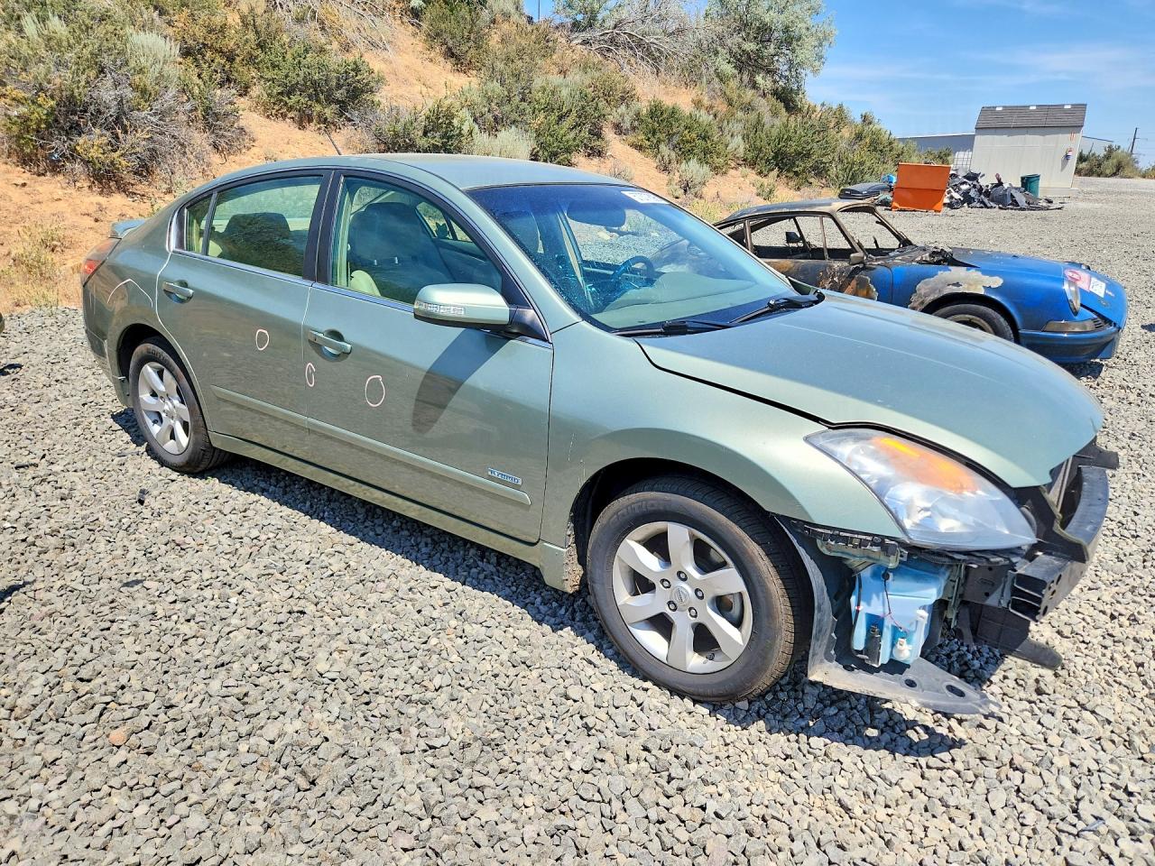 2008 Nissan Altima Hybrid Green vin: 1N4CL21EX8C123492
