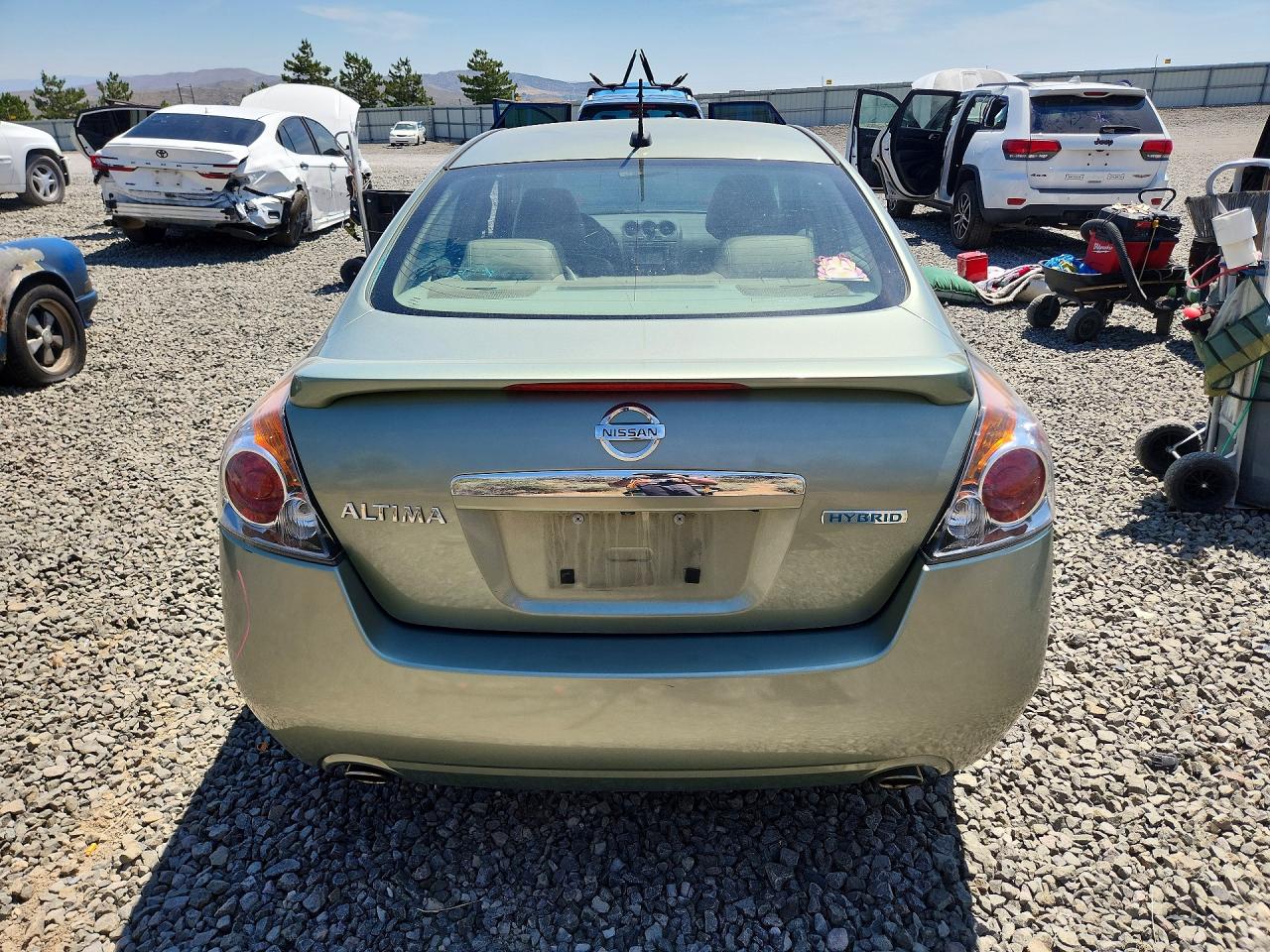 2008 Nissan Altima Hybrid Green vin: 1N4CL21EX8C123492