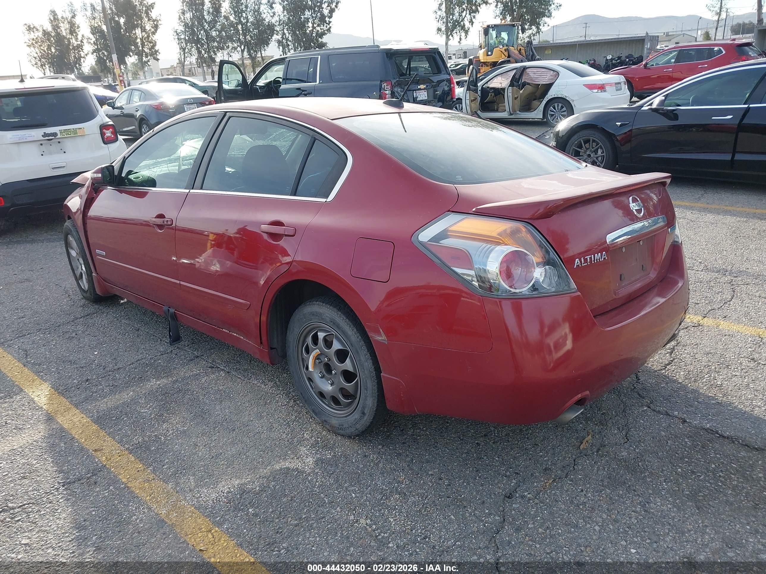 2008 Nissan Altima Hybrid   Red vin: 1N4CL21EX8C135058