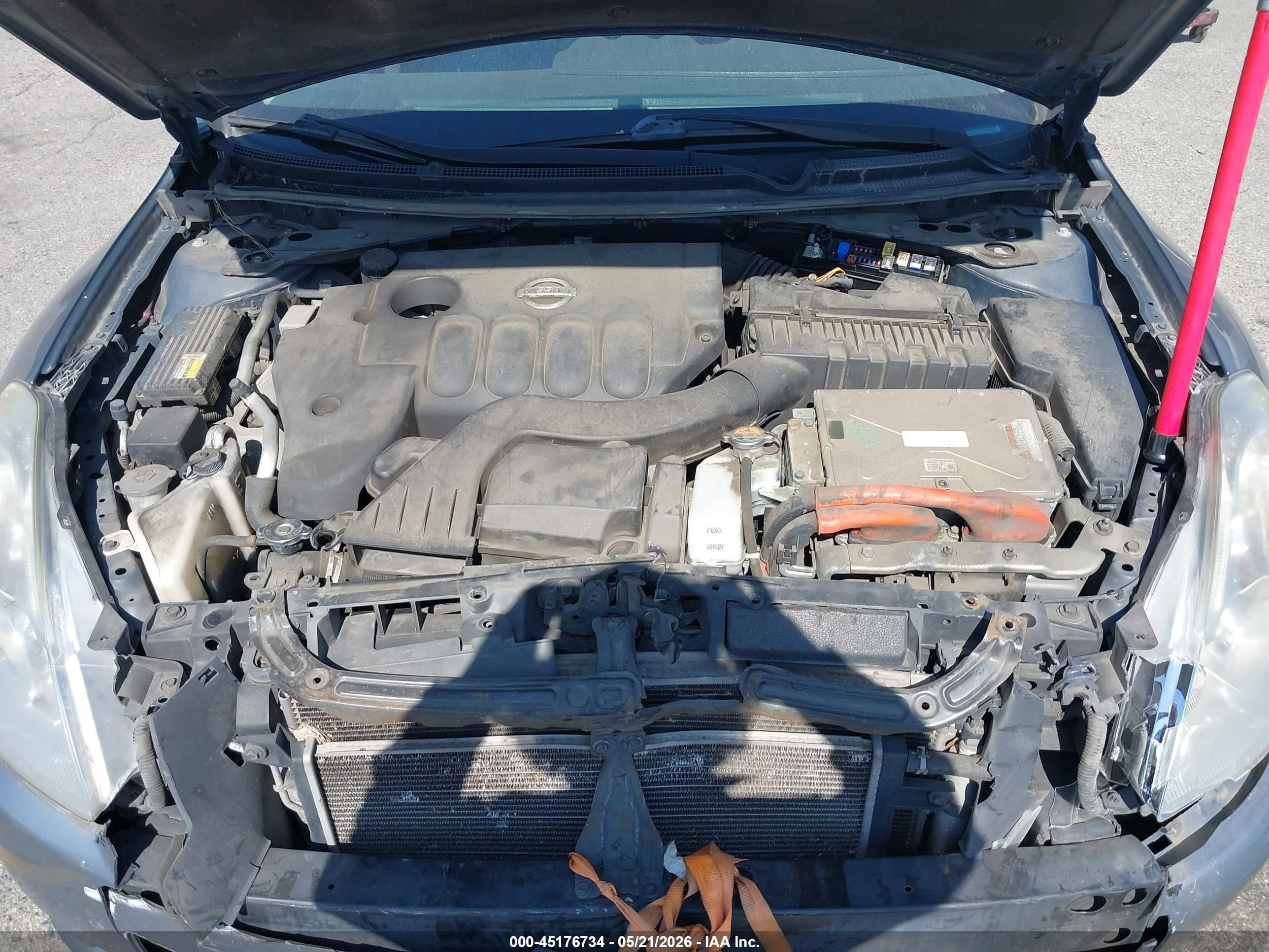2010 Nissan Altima Hybrid   Blue vin: 1N4CL2AP2AC135417