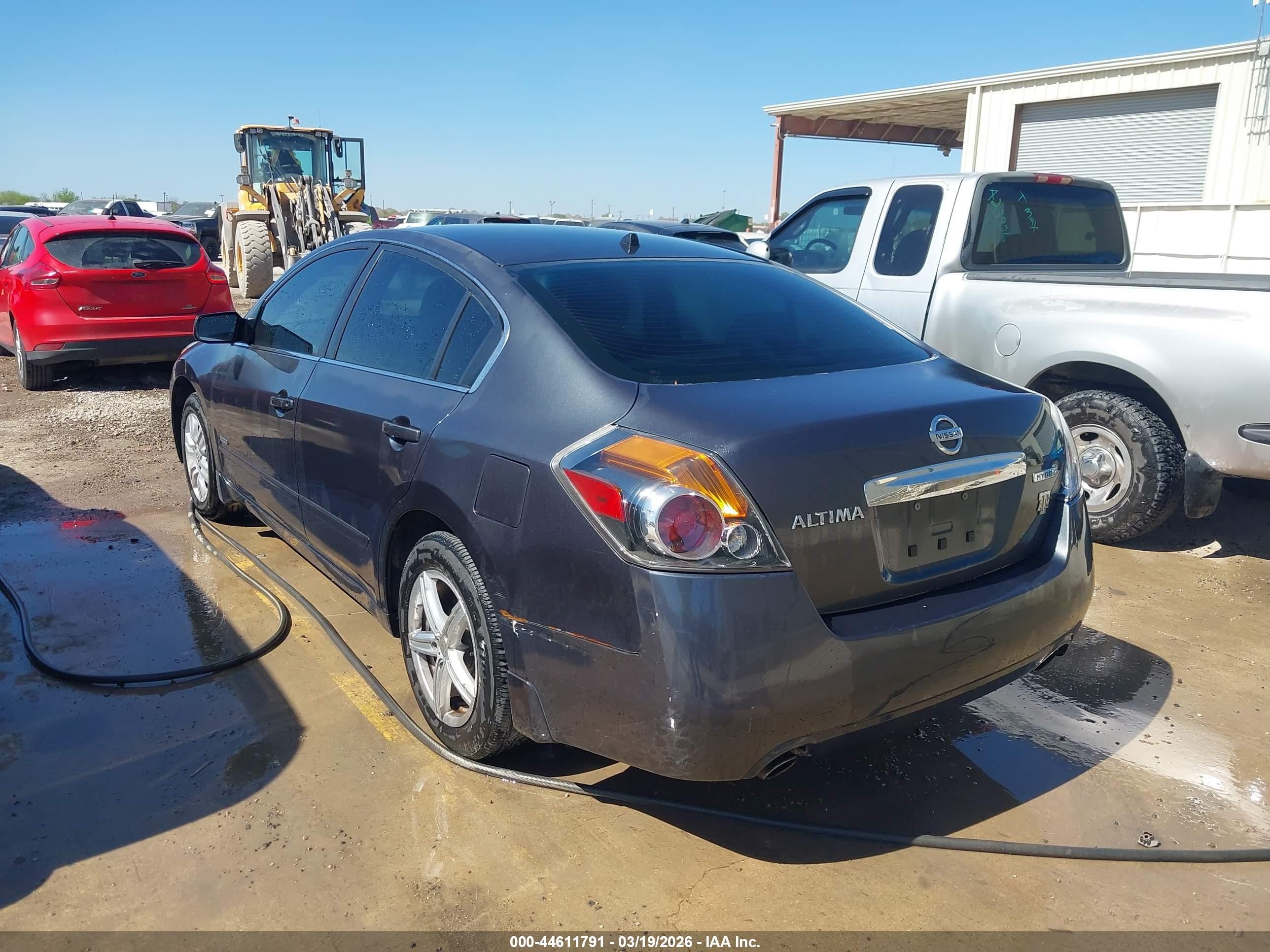 2011 Nissan Altima Hybrid   Gray vin: 1N4CL2AP2BC159427