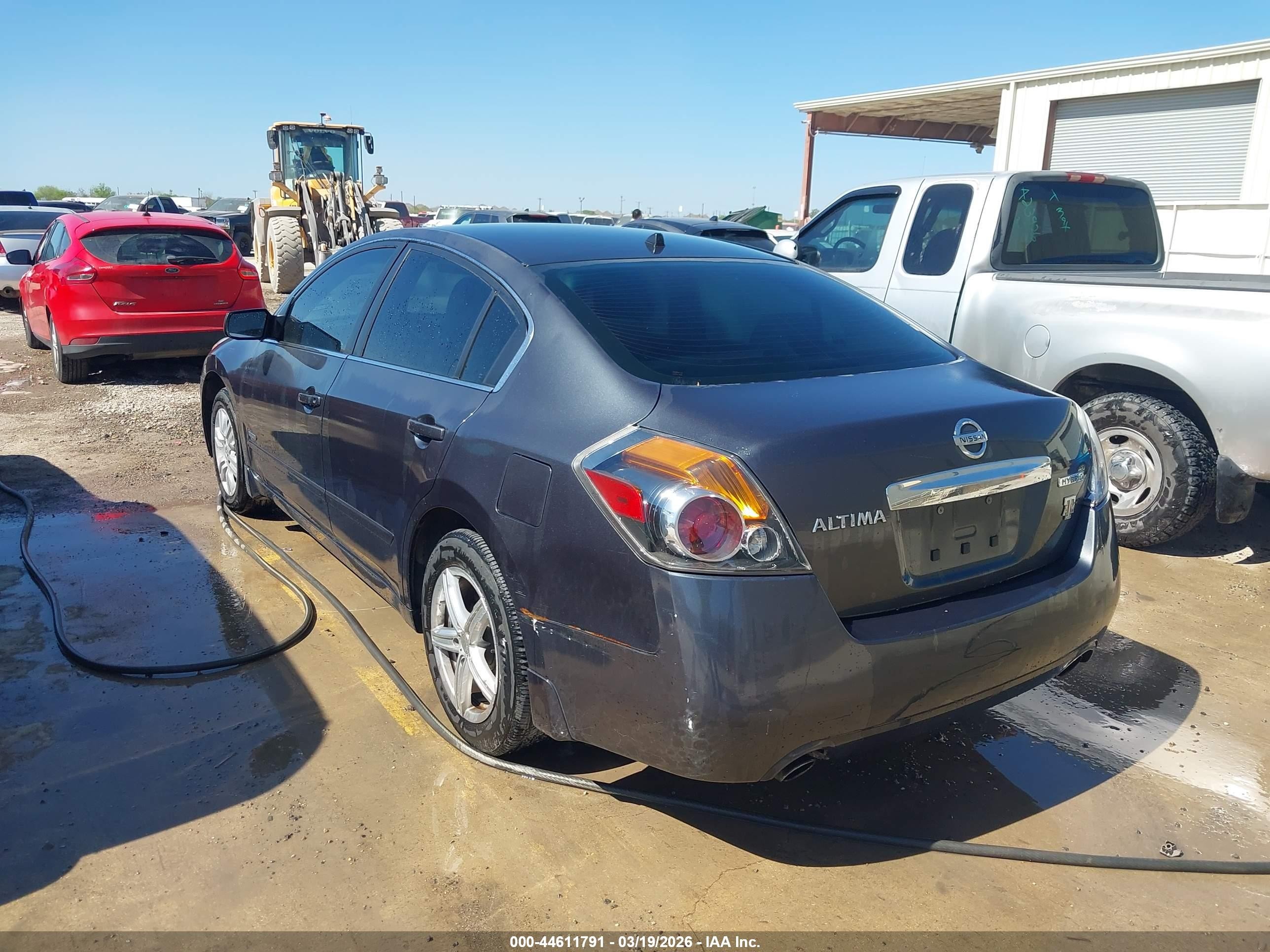 2011 Nissan Altima Hybrid   Gray vin: 1N4CL2AP2BC159427