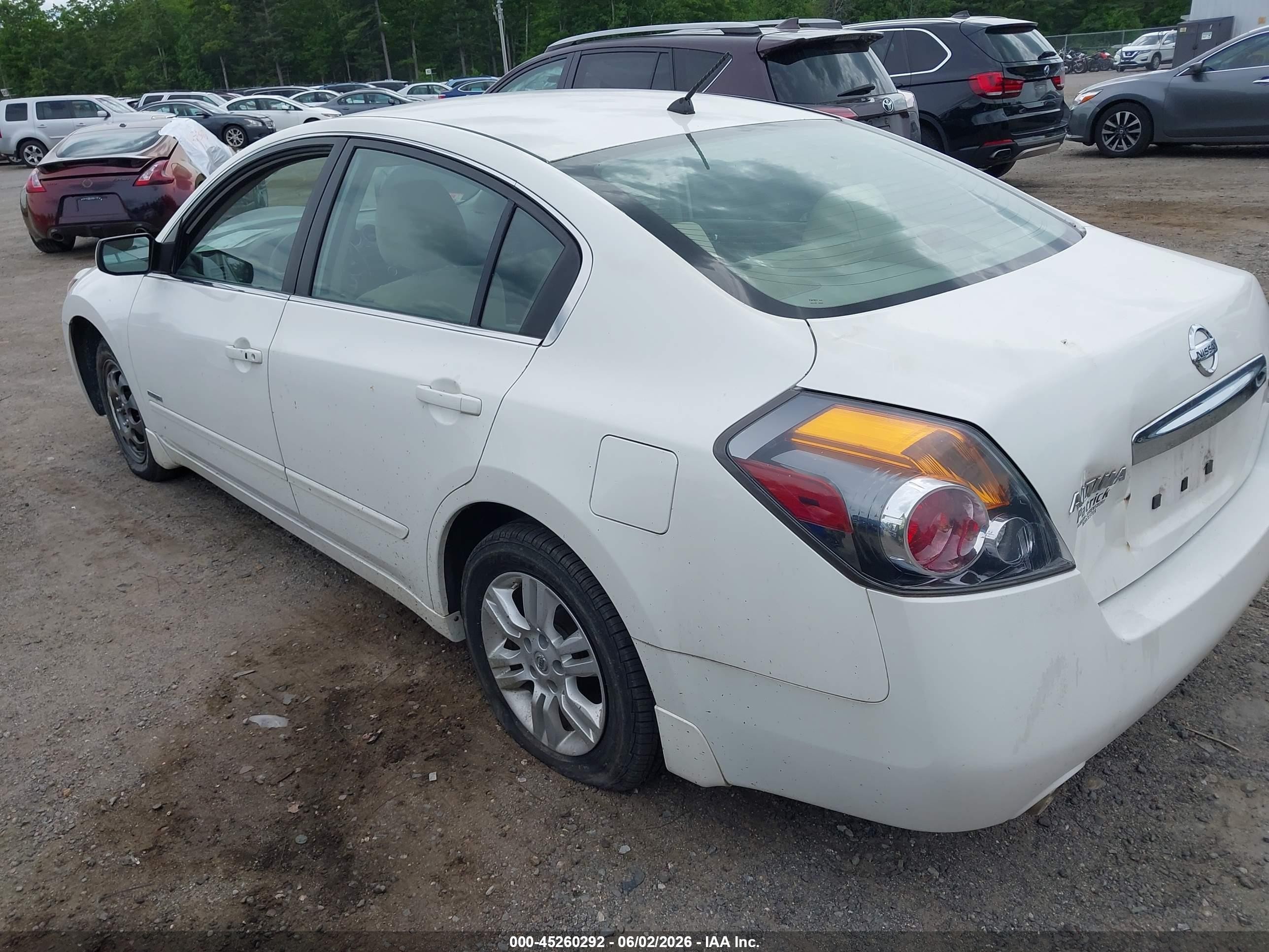 2011 Nissan Altima Hybrid White vin: 1N4CL2AP2BC183467