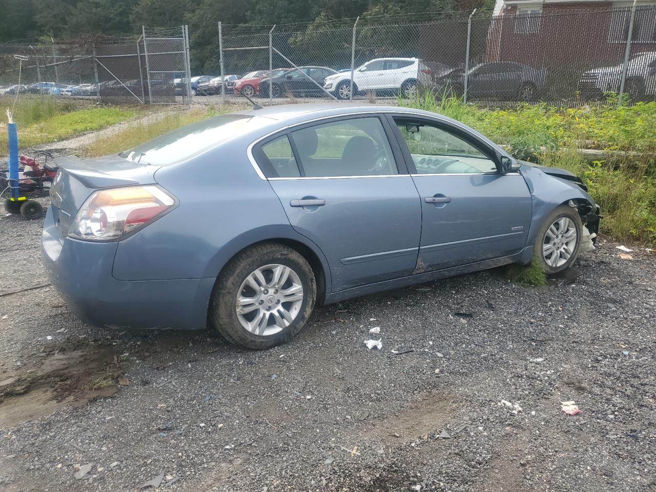 2011 Nissan Altima Hybrid Blue vin: 1N4CL2AP3BC107448