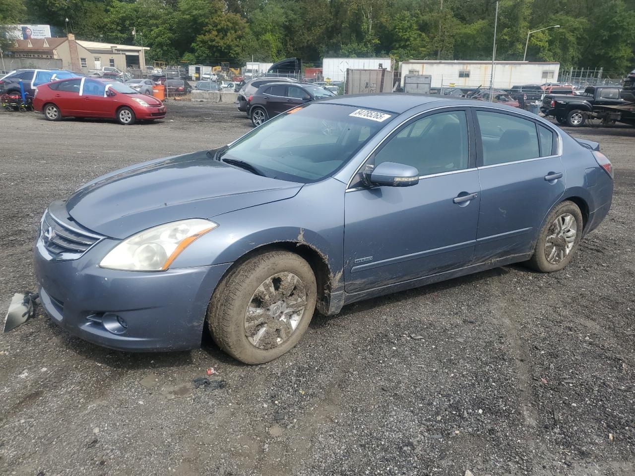 2011 Nissan Altima Hybrid Синий vin: 1N4CL2AP3BC107448