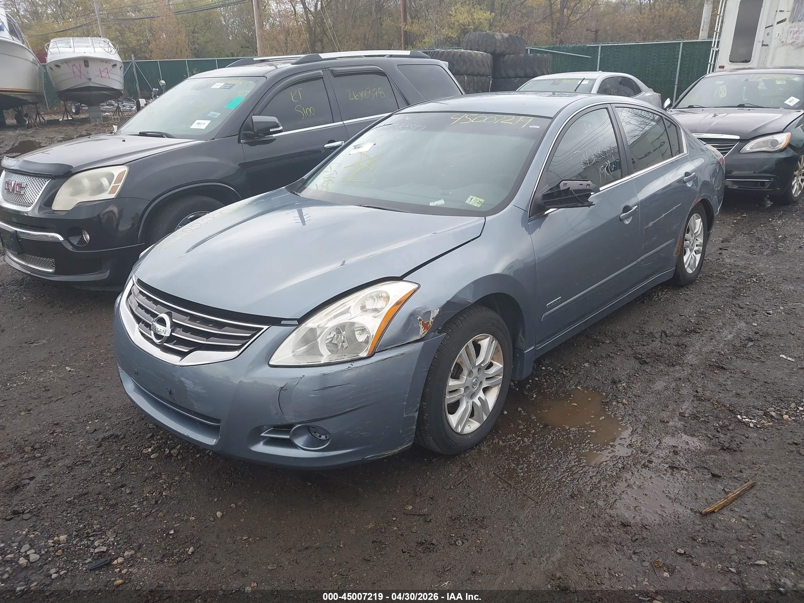 2011 Nissan Altima Hybrid   Blue vin: 1N4CL2AP4BC133282