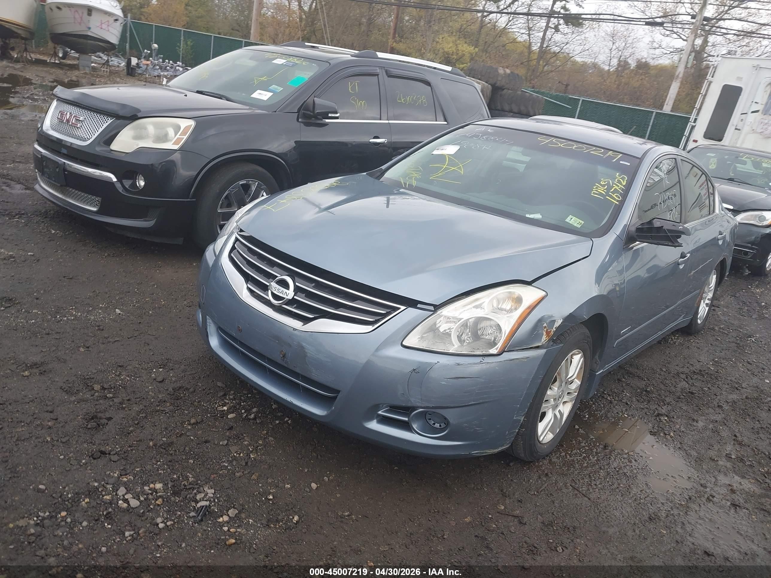 2011 Nissan Altima Hybrid   Blue vin: 1N4CL2AP4BC133282