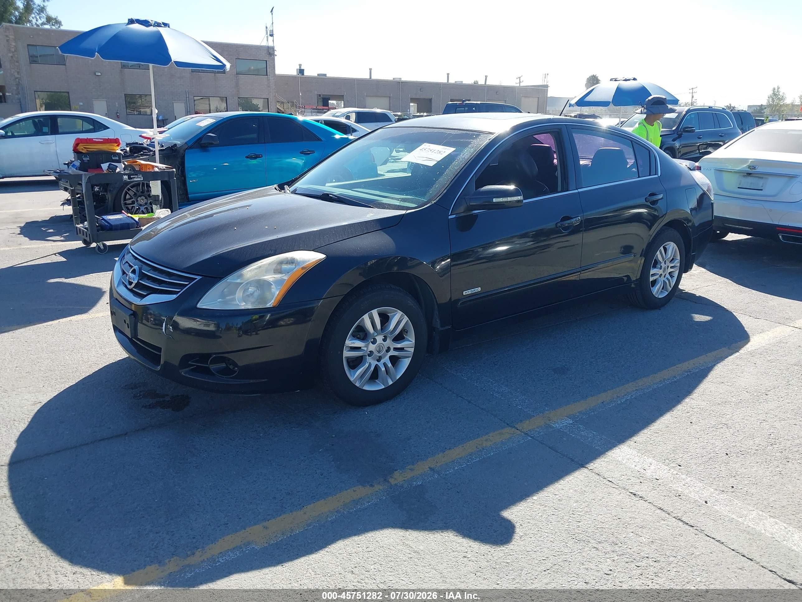 2011 Nissan Altima Hybrid   Black vin: 1N4CL2AP4BC185544