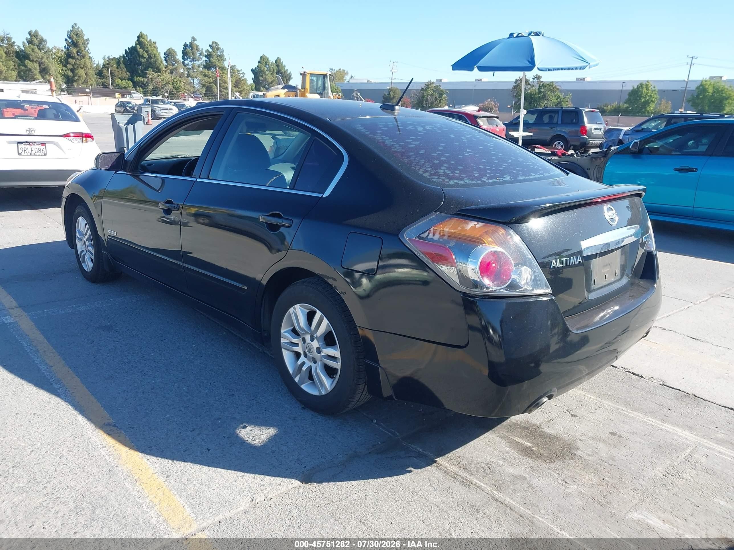 2011 Nissan Altima Hybrid   Black vin: 1N4CL2AP4BC185544