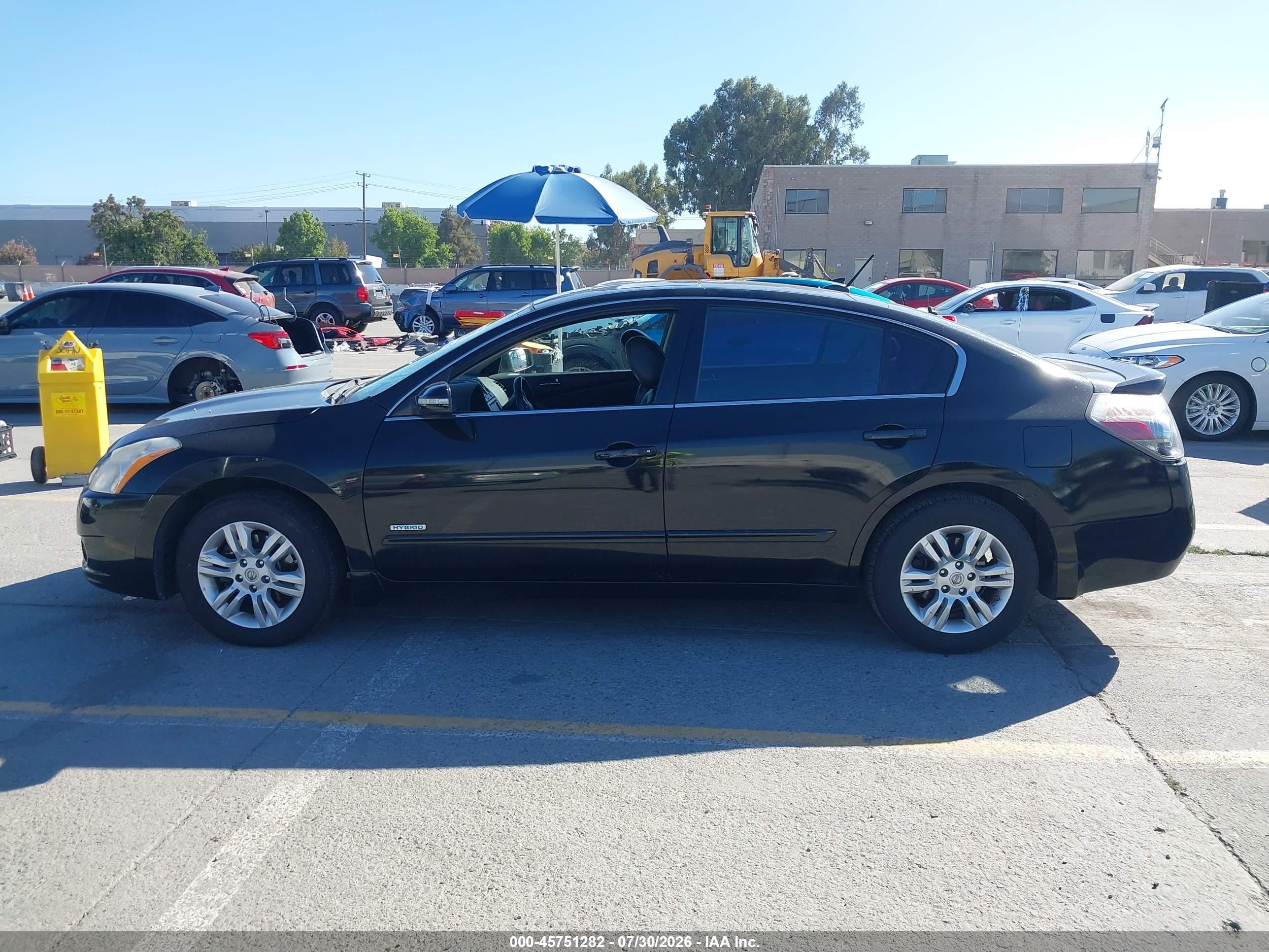 2011 Nissan Altima Hybrid   Black vin: 1N4CL2AP4BC185544