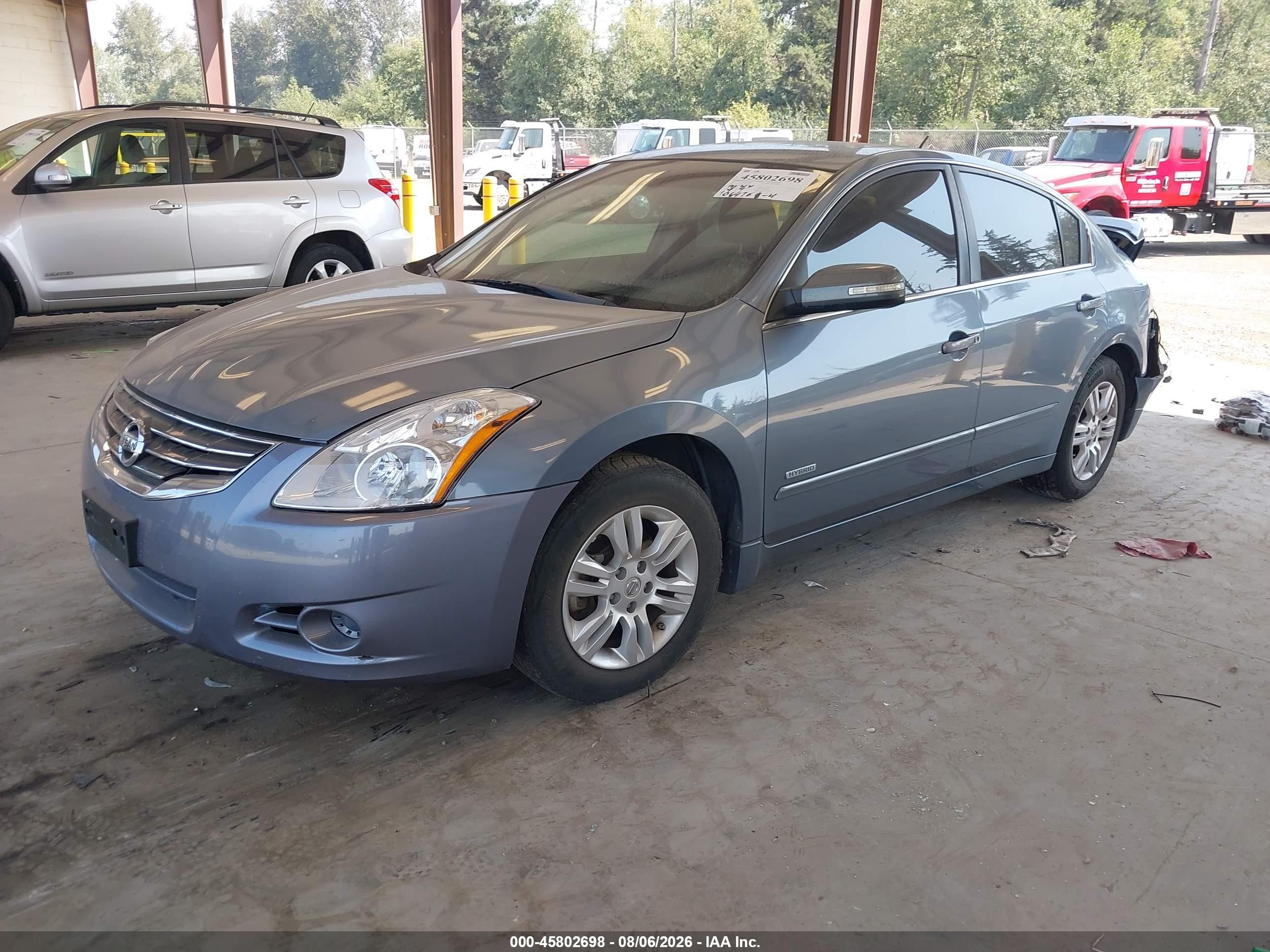 2011 Nissan Altima Hybrid   Blue vin: 1N4CL2AP5BC116362