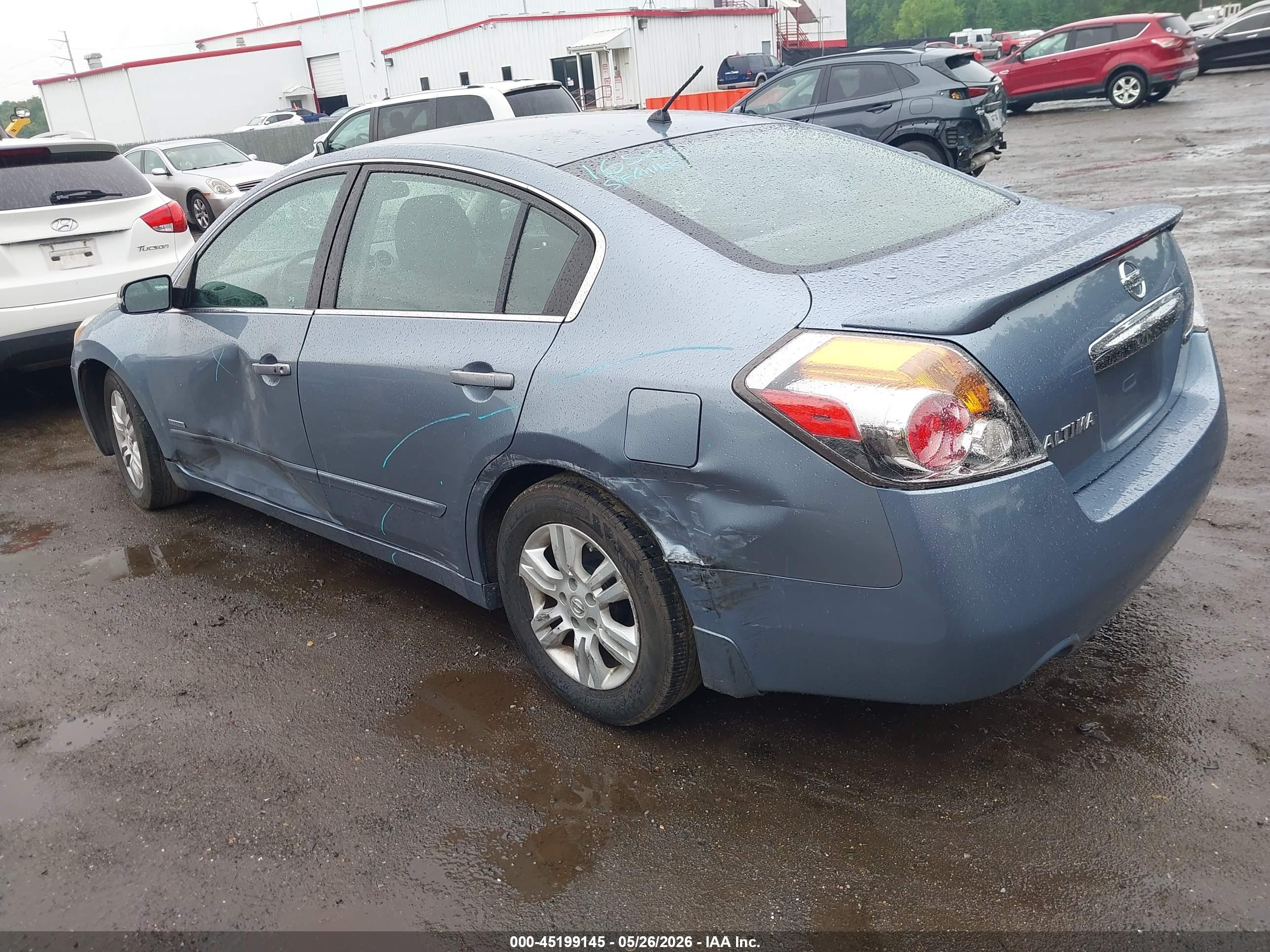 2011 Nissan Altima Hybrid   Light Blue vin: 1N4CL2AP6BC176439