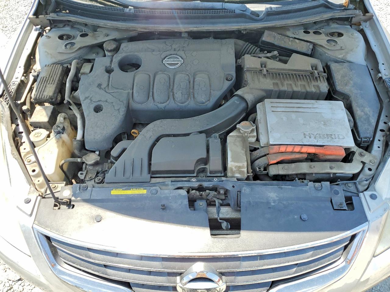2010 Nissan Altima Hybrid Silver vin: 1N4CL2AP7AC130892
