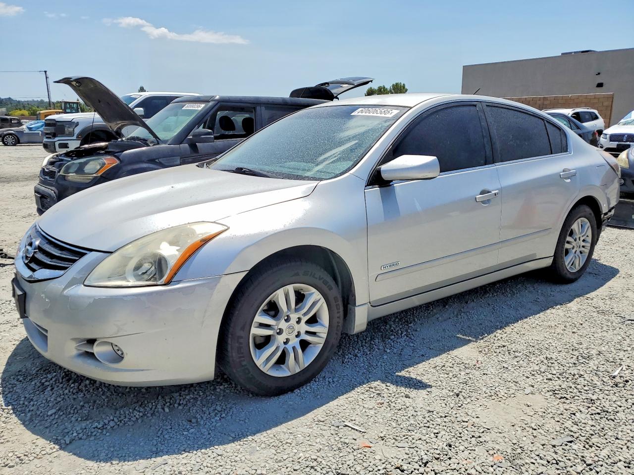 2010 Nissan Altima Hybrid Silver vin: 1N4CL2AP7AC130892