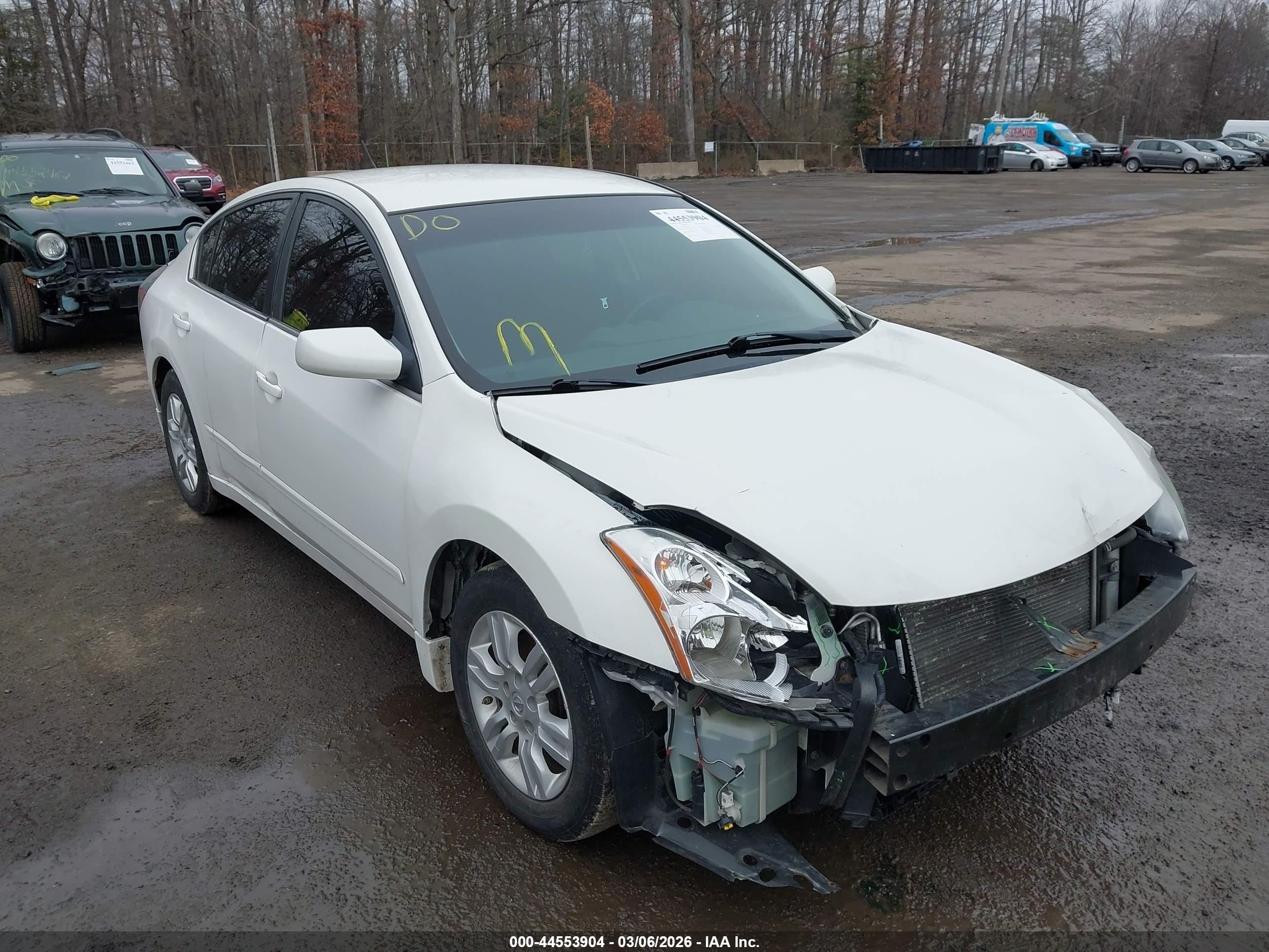 2011 Nissan Altima Hybrid   Белый vin: 1N4CL2AP7BC184923