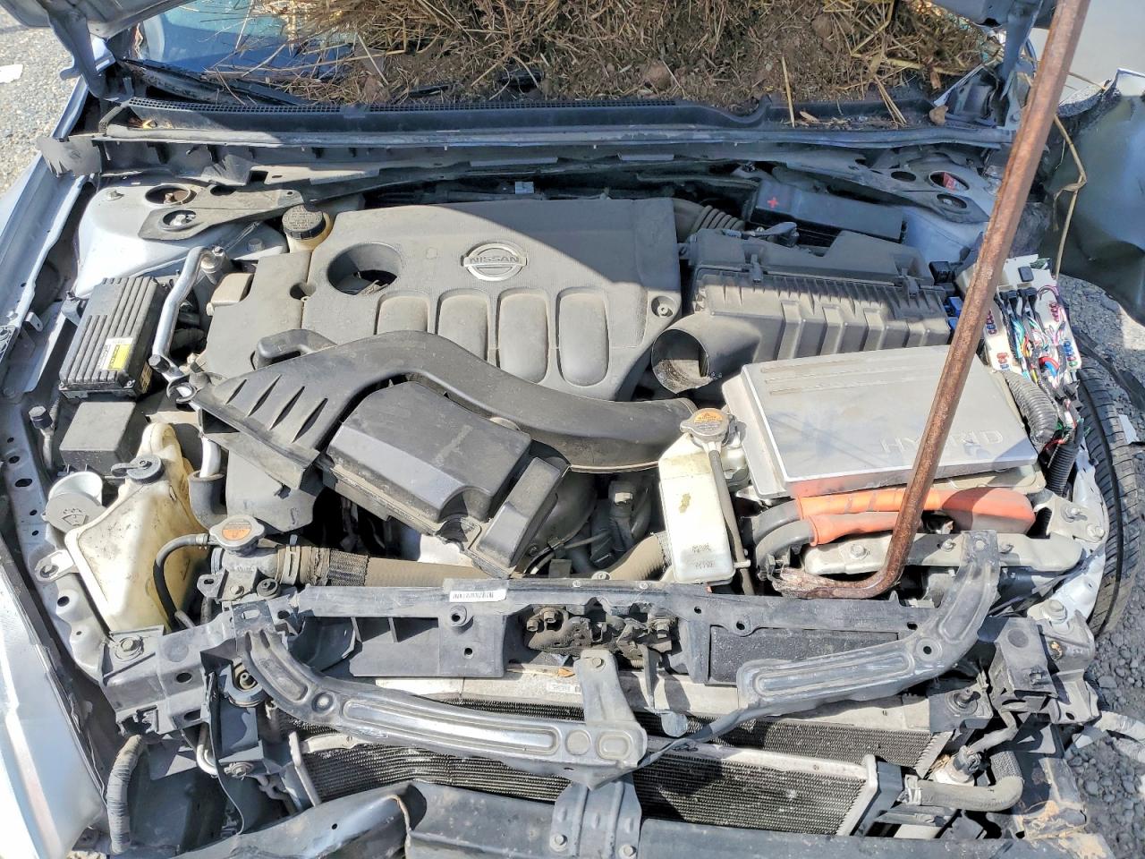 2010 Nissan Altima Hybrid Gray vin: 1N4CL2AP8AC158829