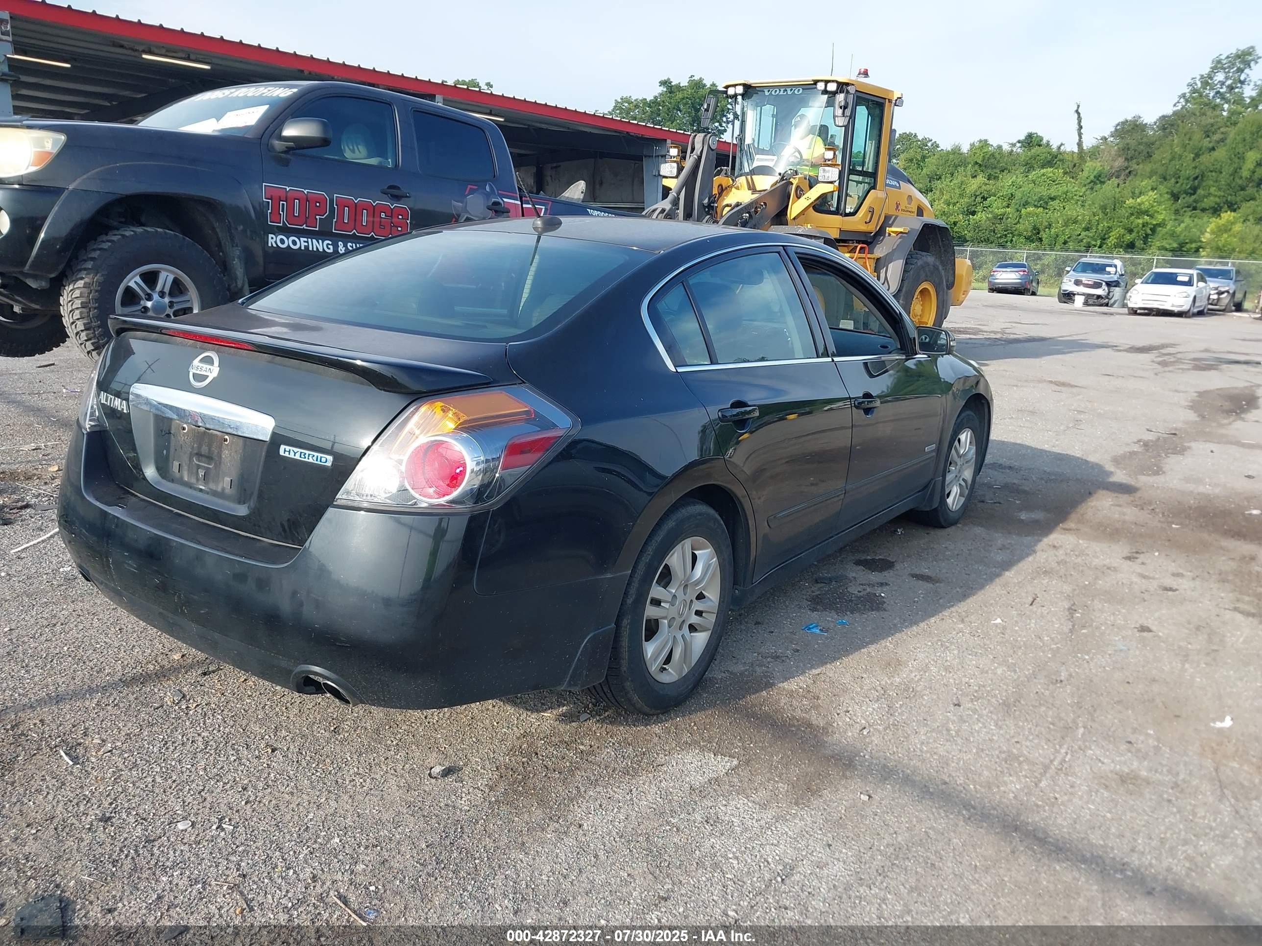 2011 Nissan Altima Hybrid   Black vin: 1N4CL2AP8BC185823