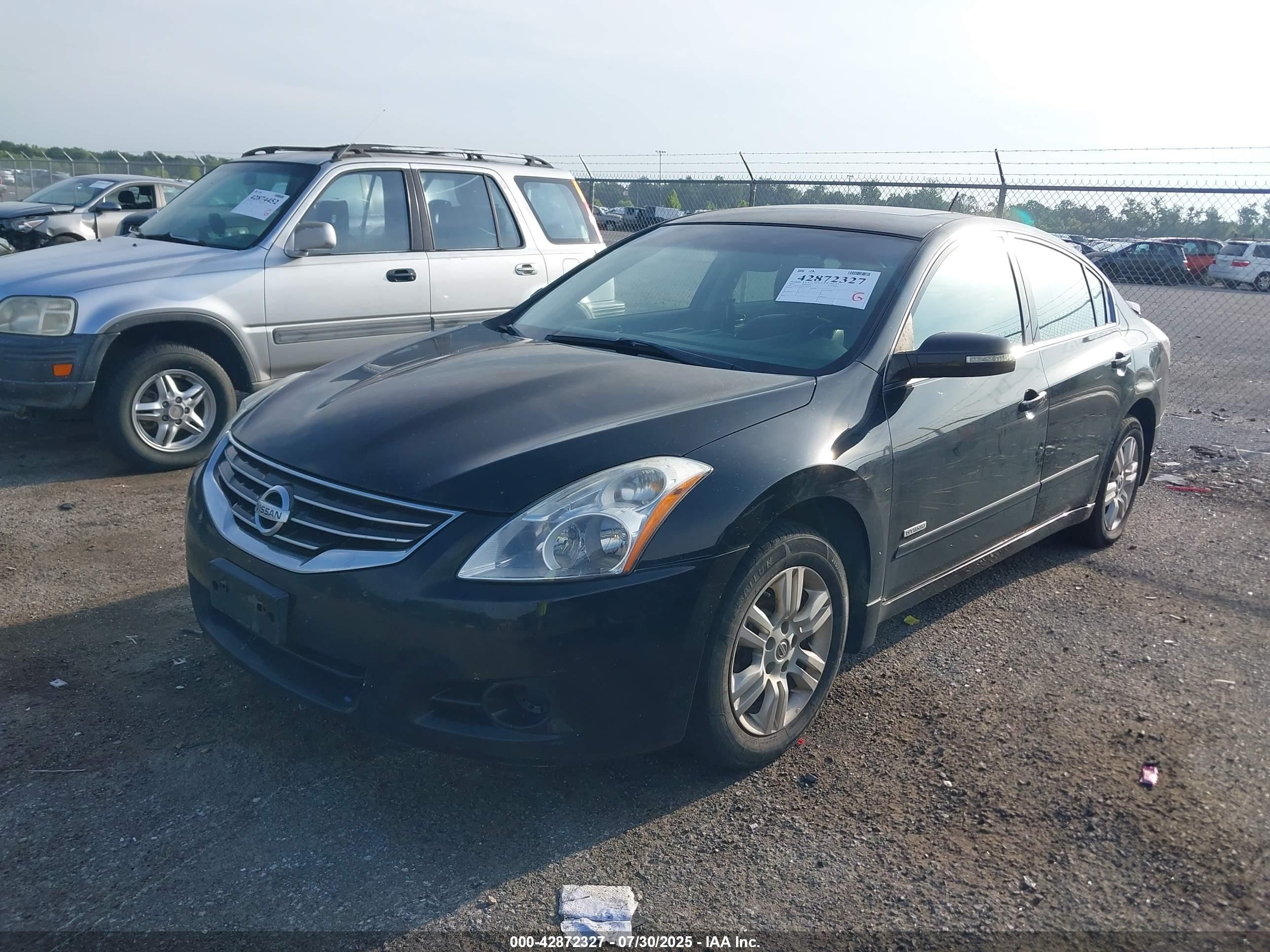 2011 Nissan Altima Hybrid   Black vin: 1N4CL2AP8BC185823