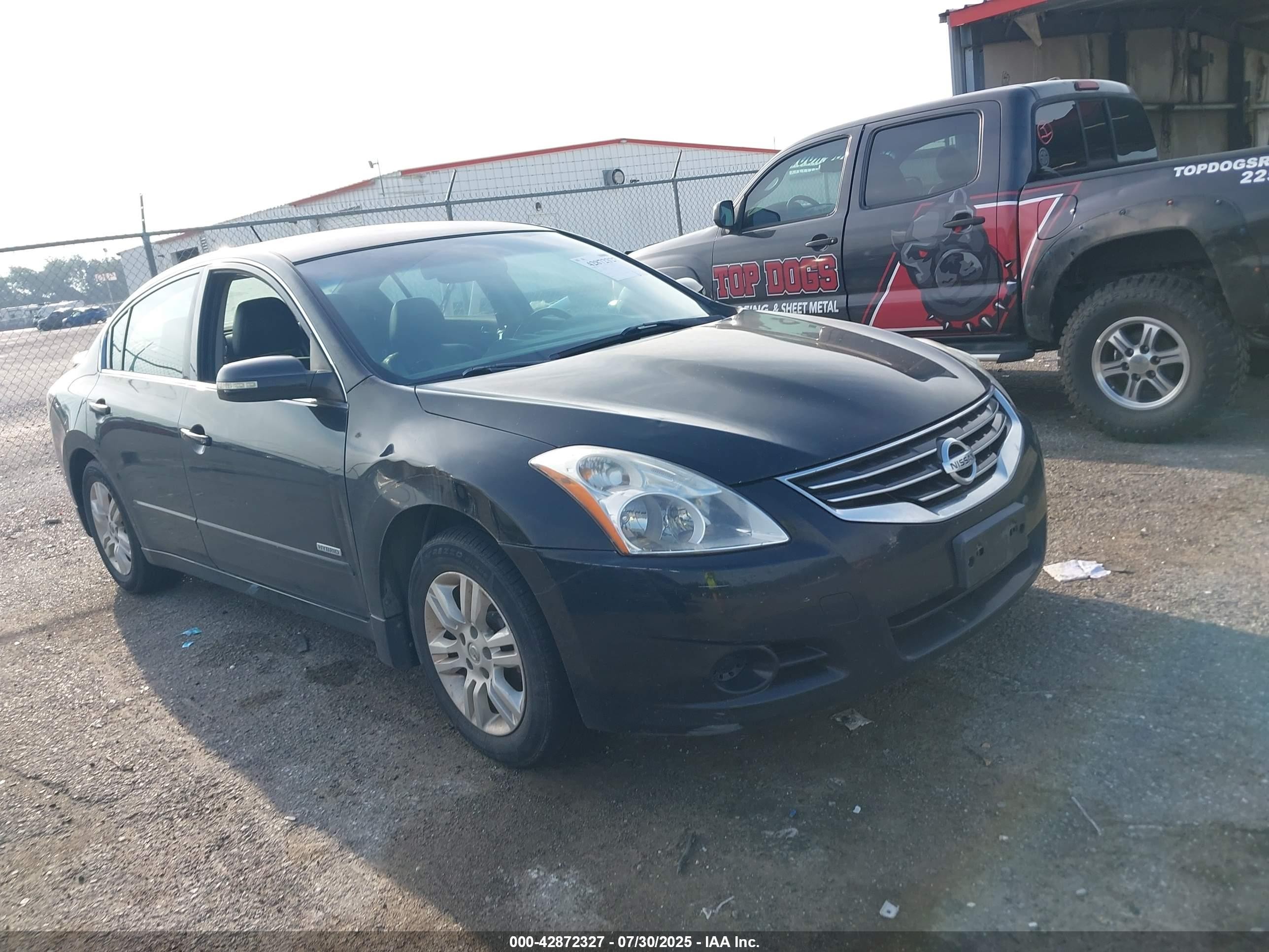 2011 Nissan Altima Hybrid   Black vin: 1N4CL2AP8BC185823