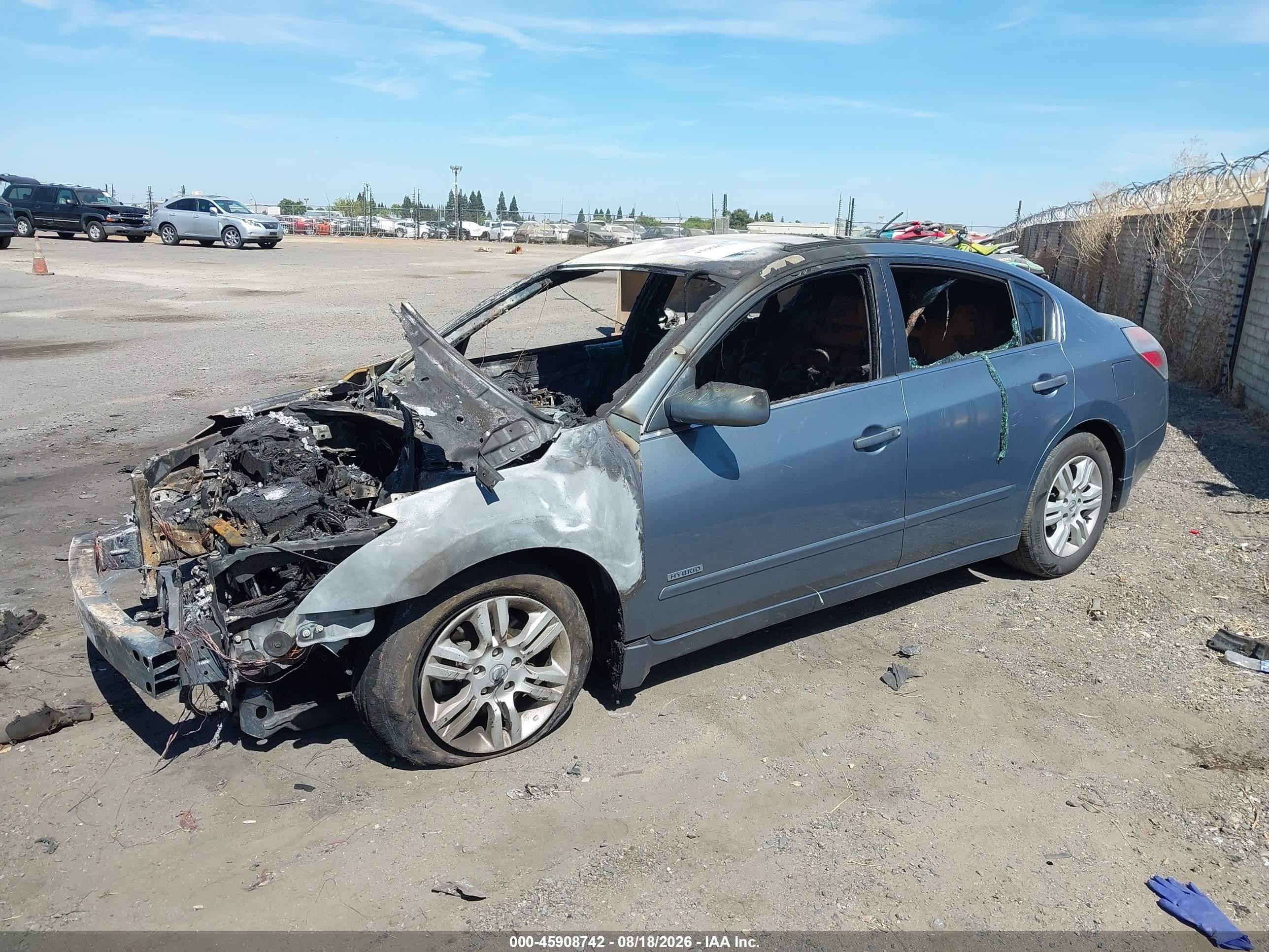 2010 Nissan Altima Hybrid   Синий vin: 1N4CL2AP9AC111390