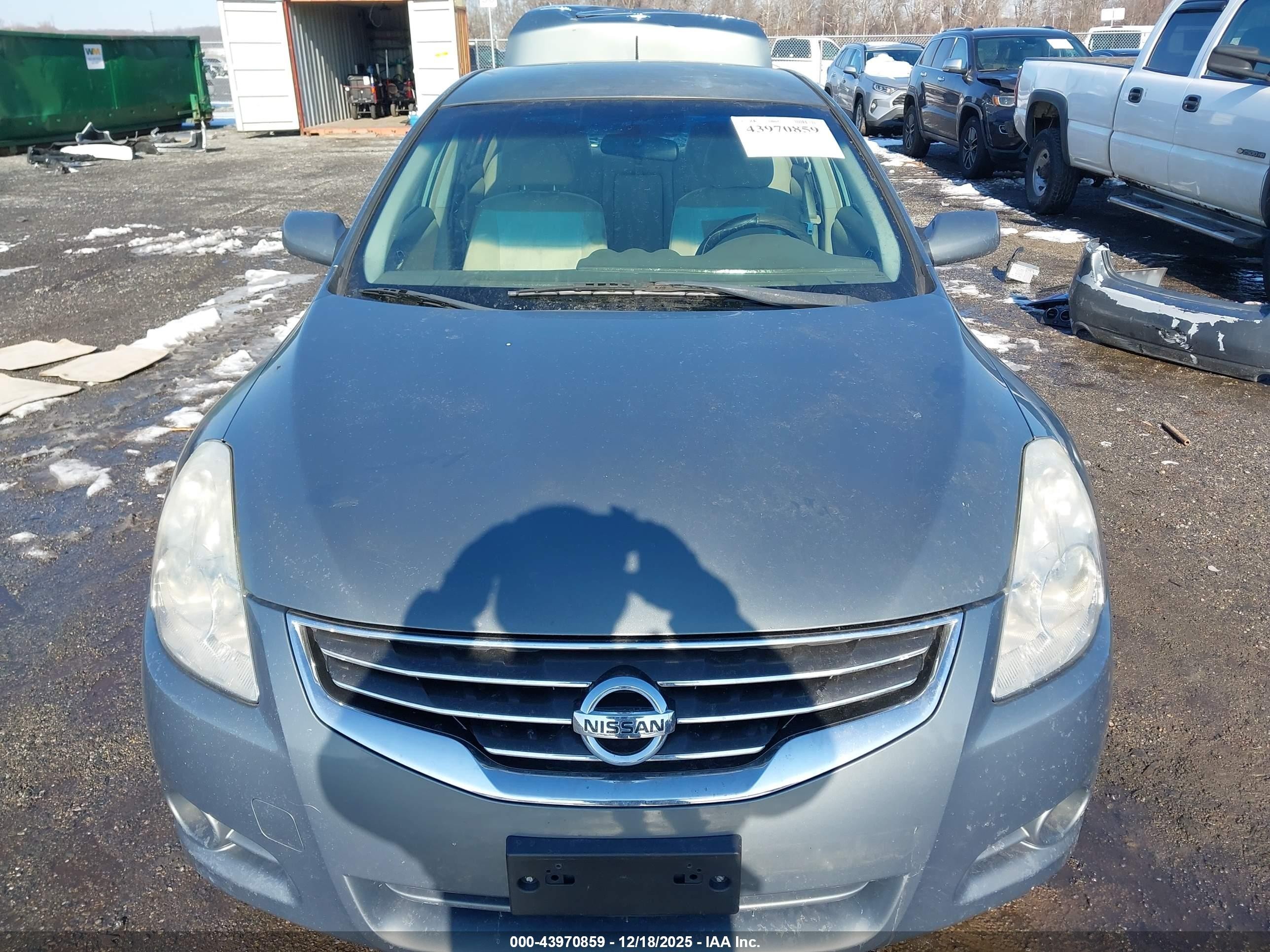 2011 Nissan Altima Hybrid   Gray vin: 1N4CL2AP9BC100326