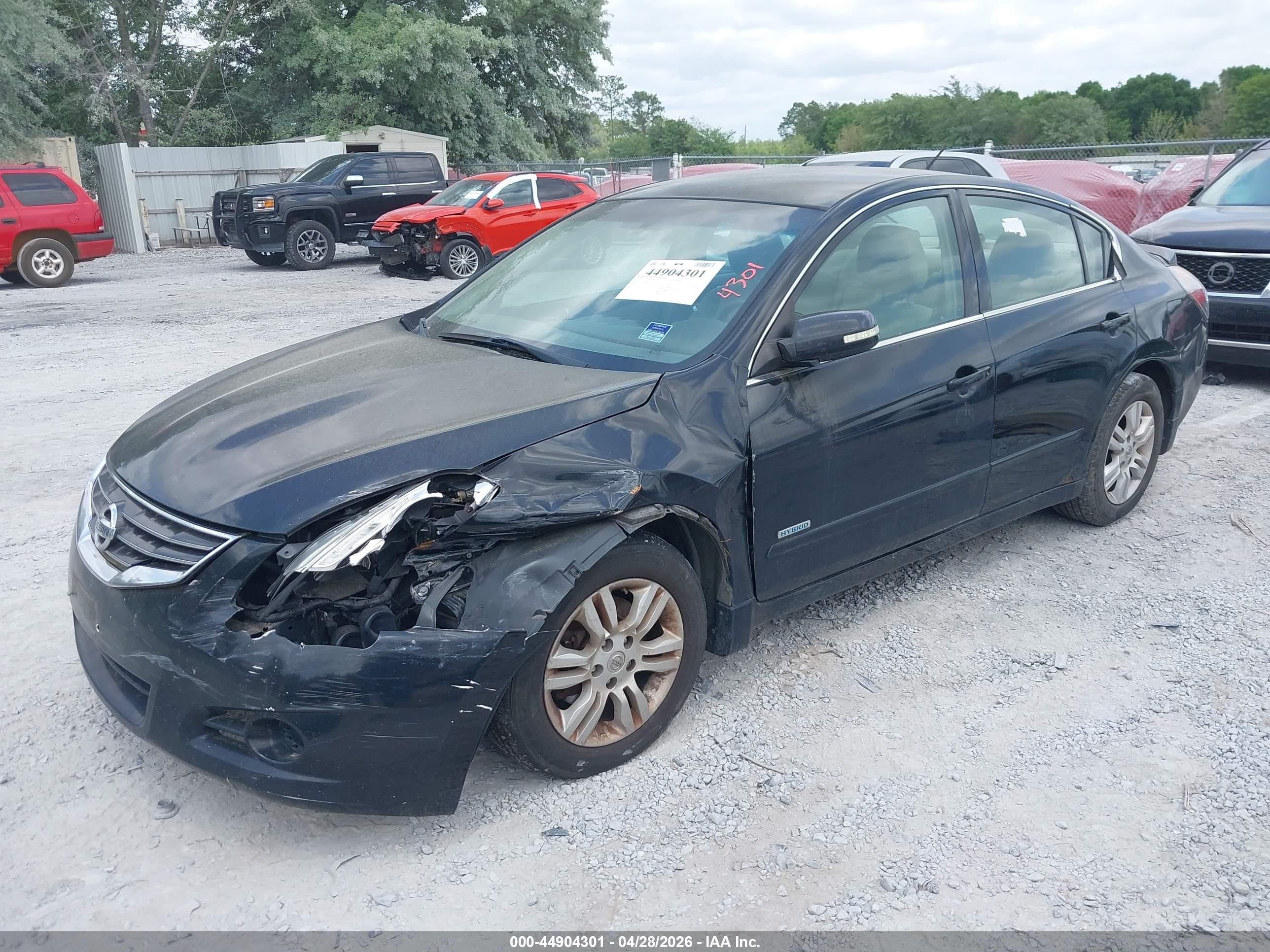 2011 Nissan Altima Hybrid   Black vin: 1N4CL2AP9BC110595