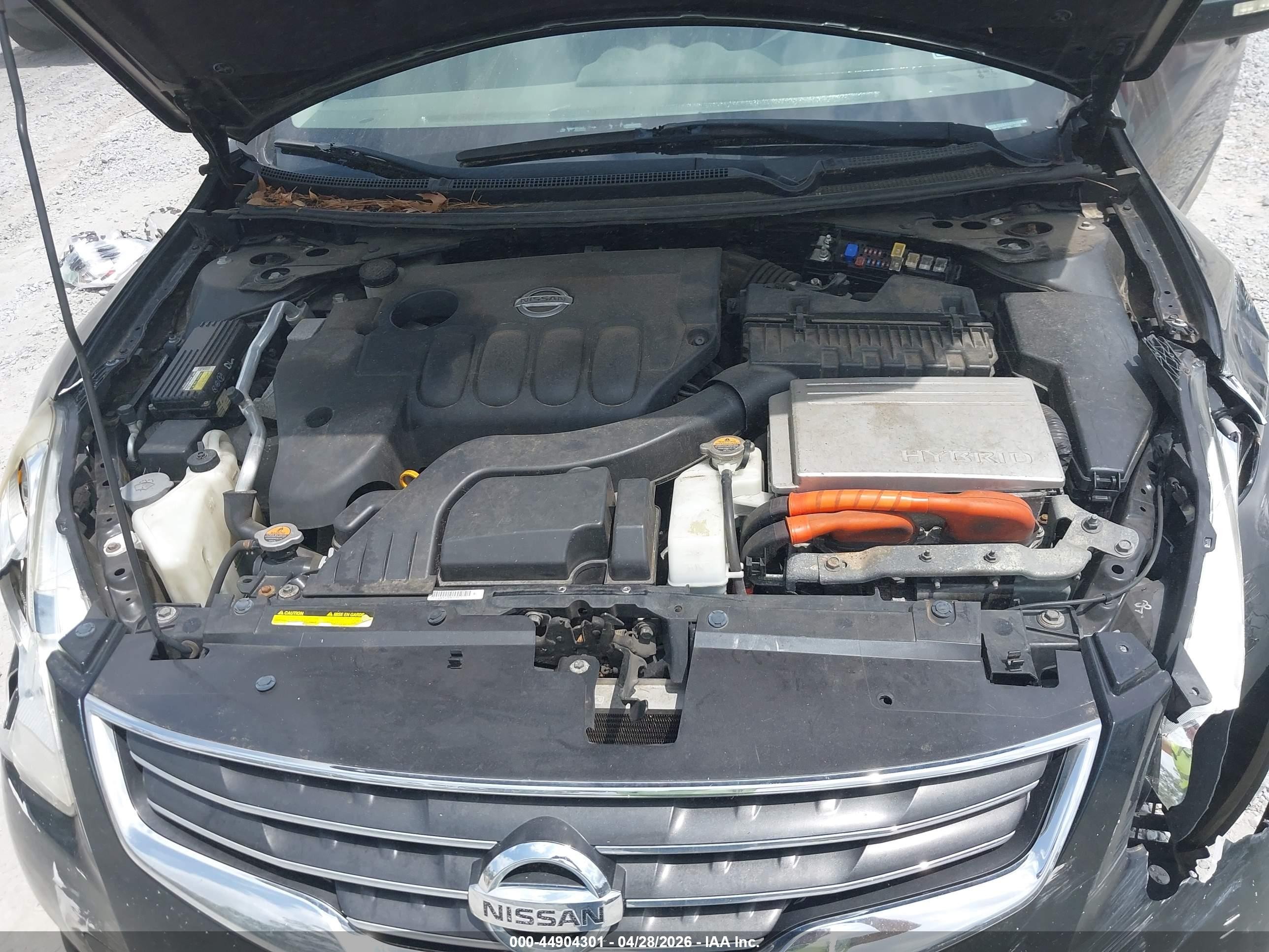 2011 Nissan Altima Hybrid   Black vin: 1N4CL2AP9BC110595
