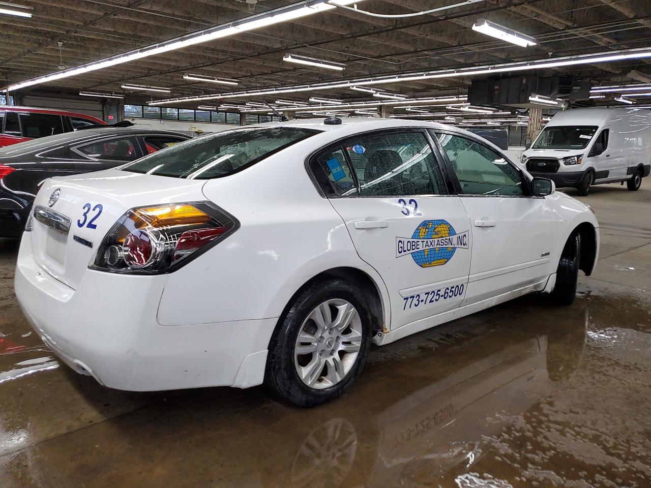 2011 Nissan Altima White vin: 1N4CL2AP9BC124805 Damage: Right Qtr Panel, Rust, 1/2 To 1 Inch