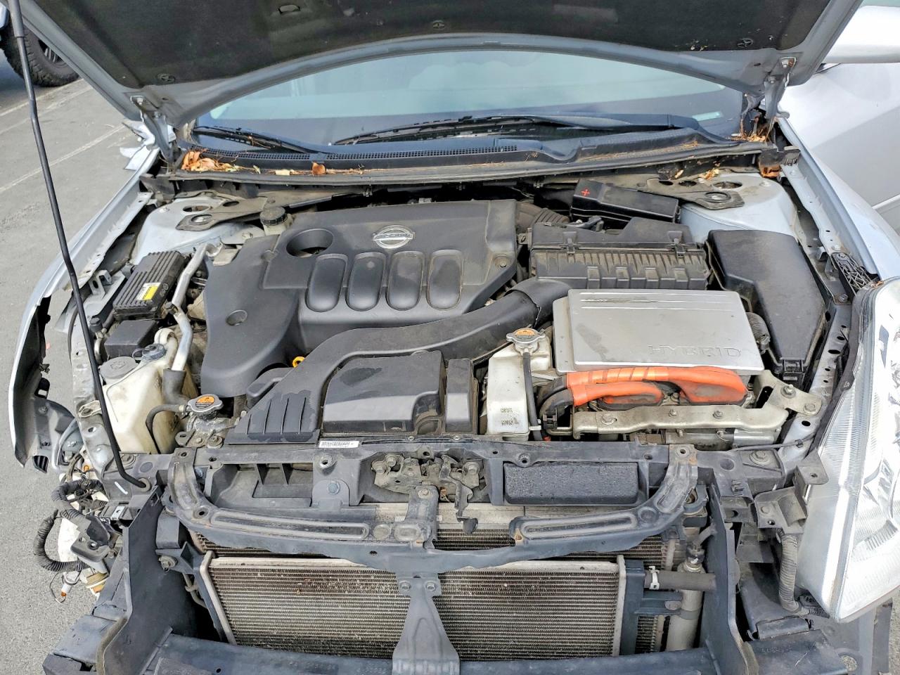 2011 Nissan Altima Hybrid Silver vin: 1N4CL2APXBC115739