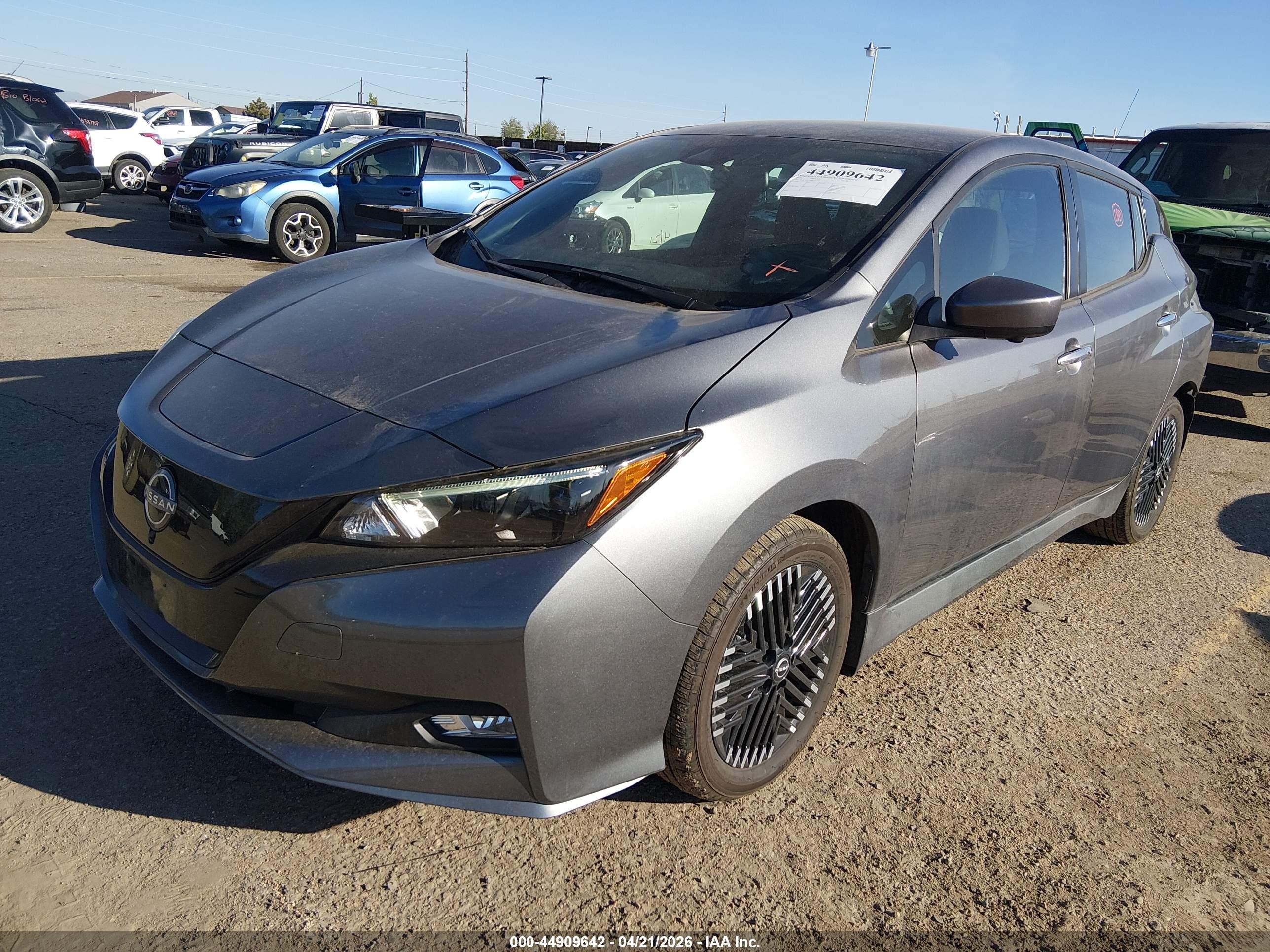 2024 Nissan Leaf Sv Plus Gray vin: 1N4CZ1CV0RC557038