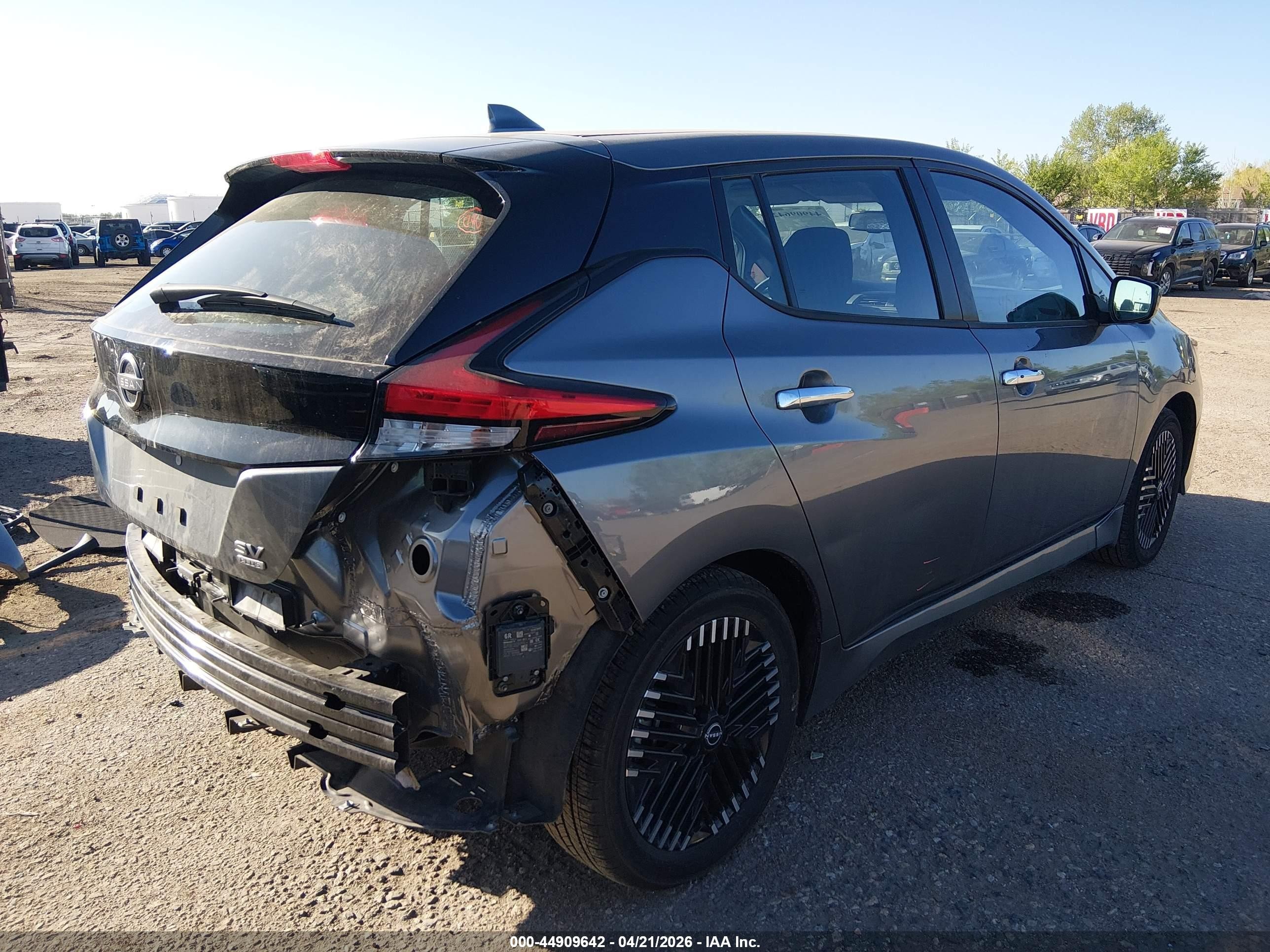 2024 Nissan Leaf Sv Plus Gray vin: 1N4CZ1CV0RC557038