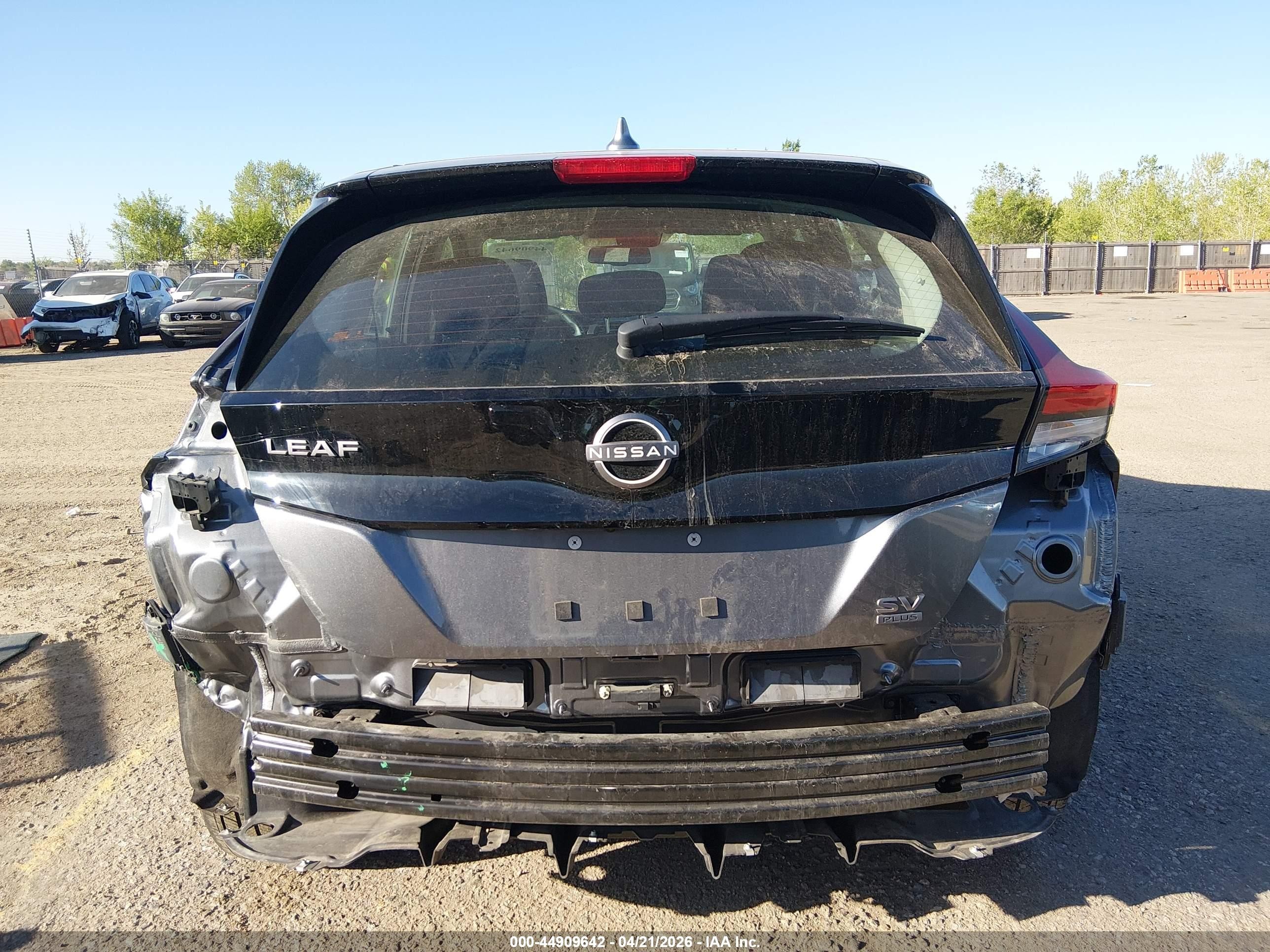 2024 Nissan Leaf Sv Plus Gray vin: 1N4CZ1CV0RC557038