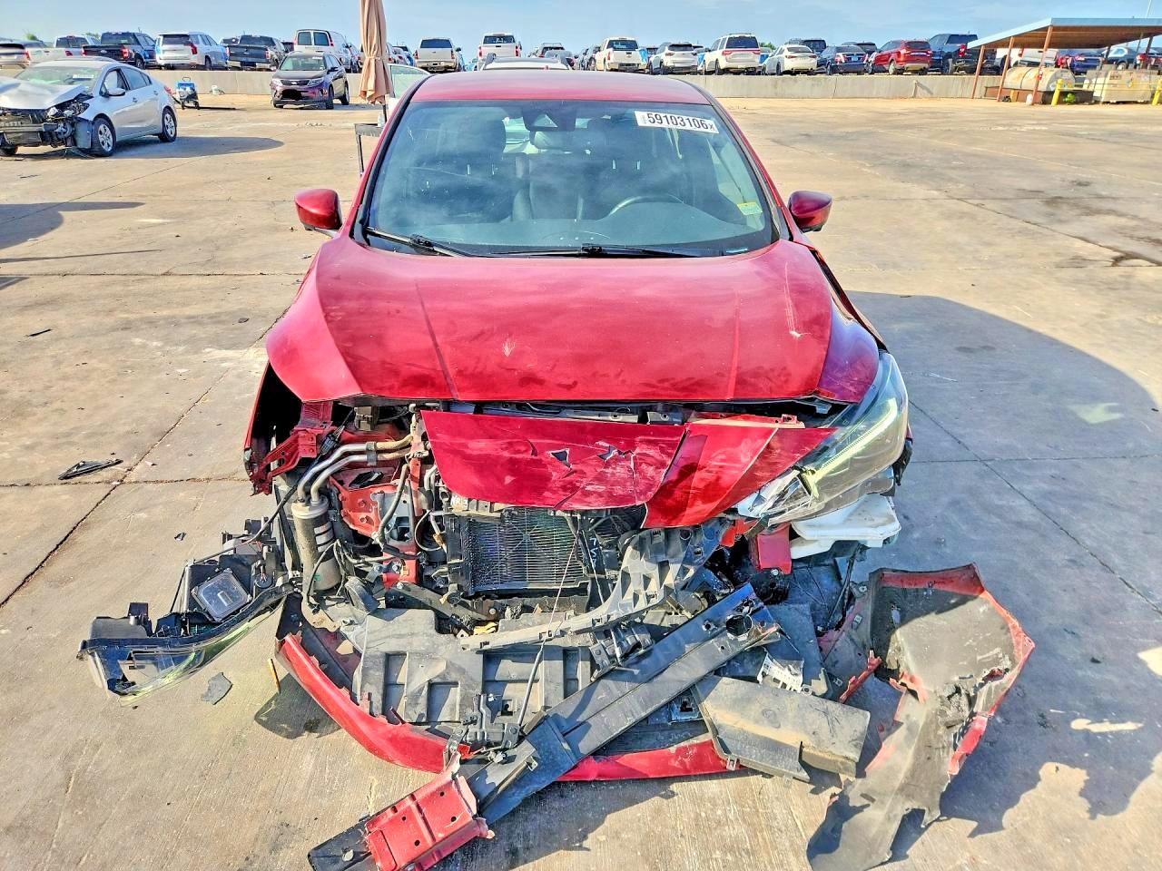 2023 Nissan Leaf Sv Plus Red vin: 1N4CZ1CV2PC557619