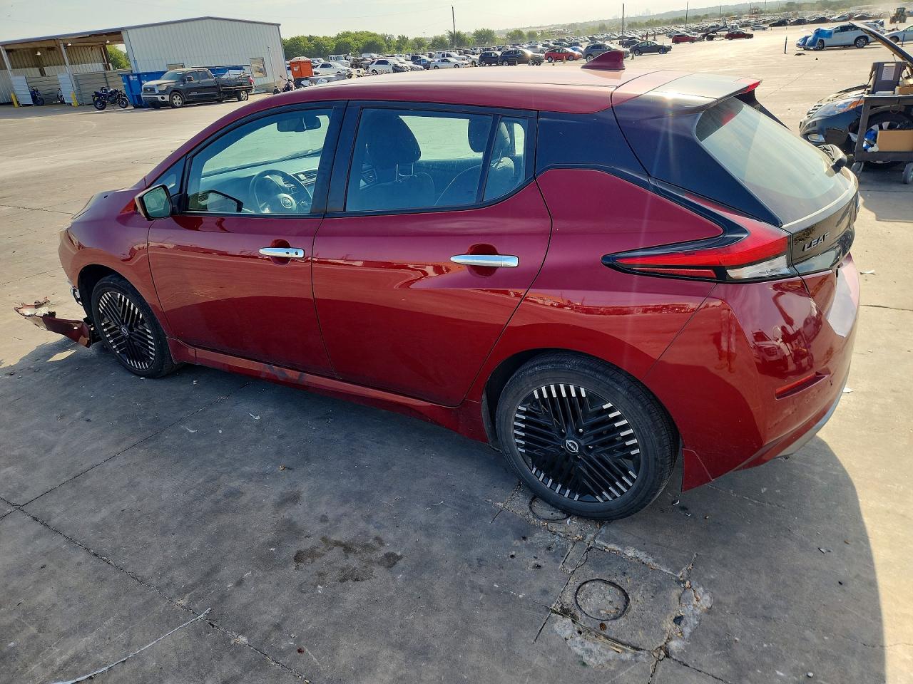 2023 Nissan Leaf Sv Plus Red vin: 1N4CZ1CV2PC557619
