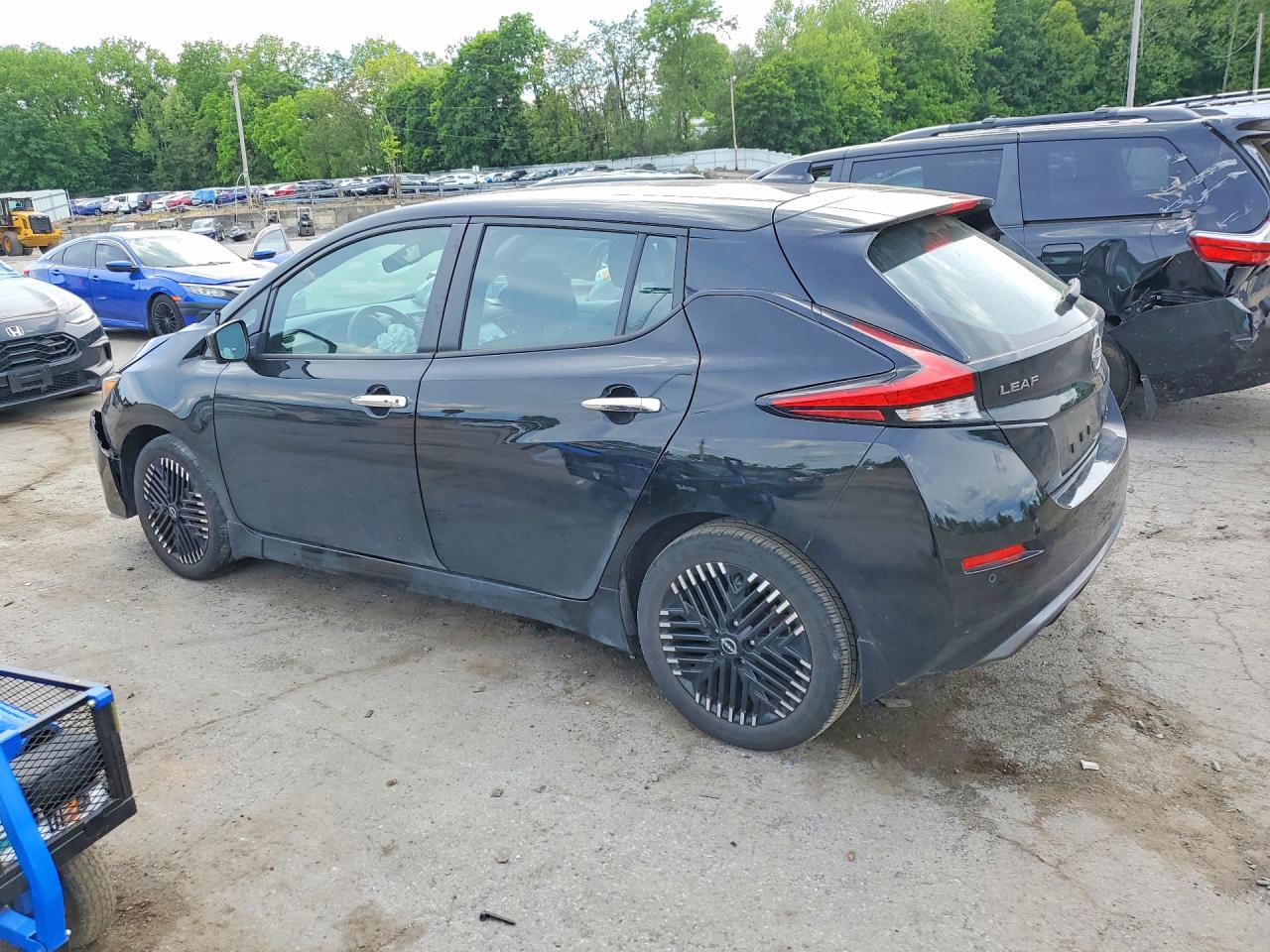 2023 Nissan Leaf Sv Plus Black vin: 1N4CZ1CV9PC553681