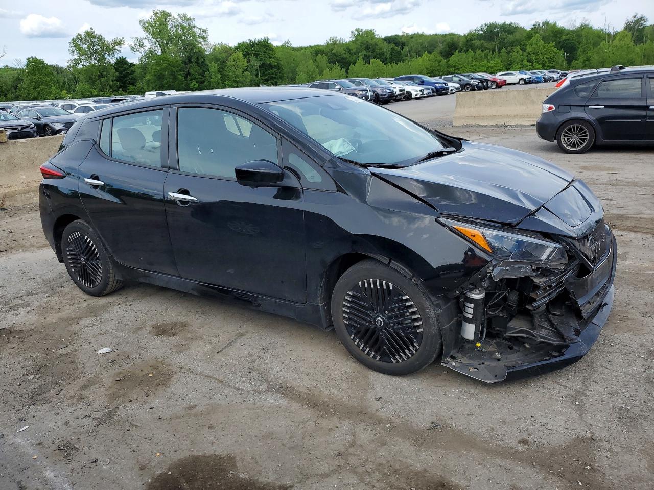 2023 Nissan Leaf Sv Plus Black vin: 1N4CZ1CV9PC553681