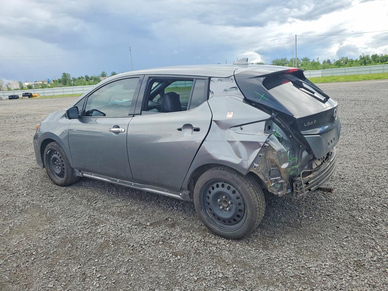 2023 Nissan Leaf Sl Plus Серый vin: 1N4CZ1DV0PC562817
