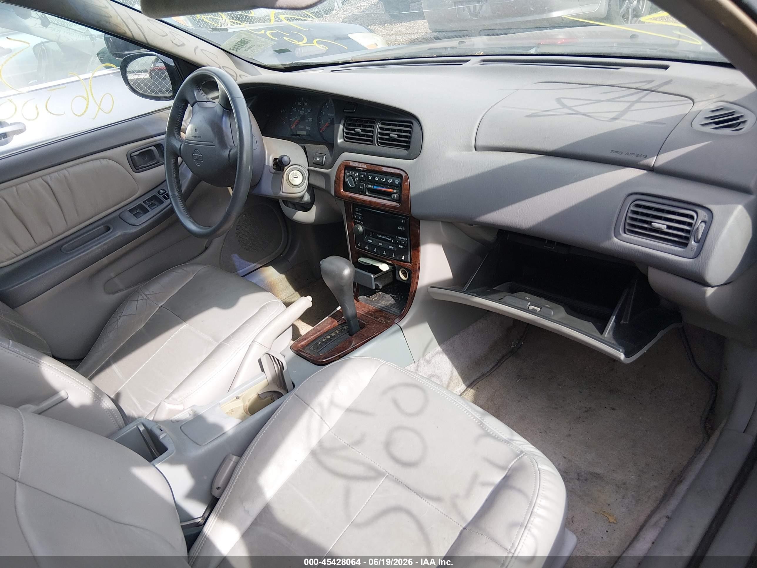 2000 Nissan Altima Gle/gxe/se Black vin: 1N4DL01A8YC143410