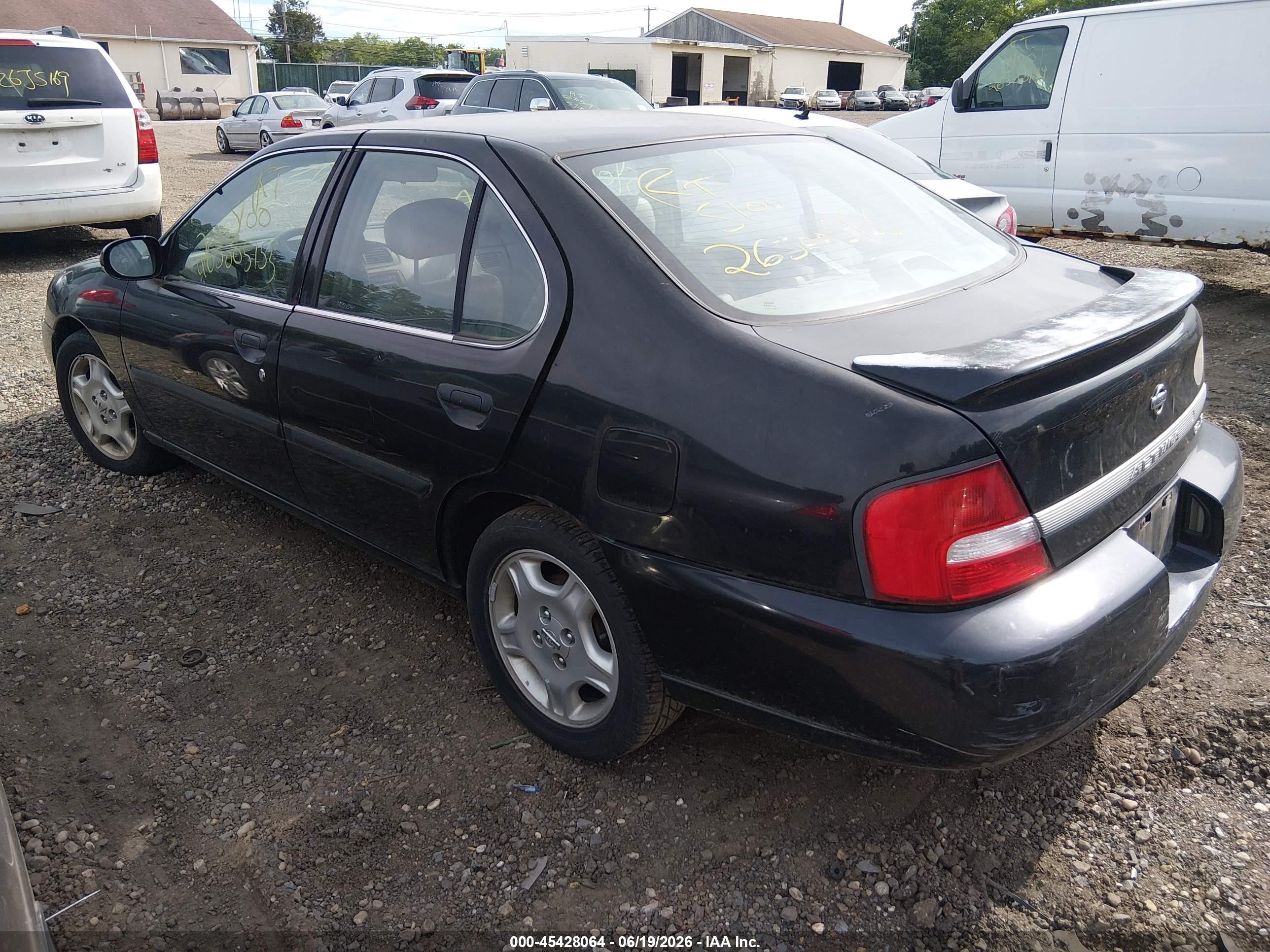 2000 Nissan Altima Gle/gxe/se Black vin: 1N4DL01A8YC143410
