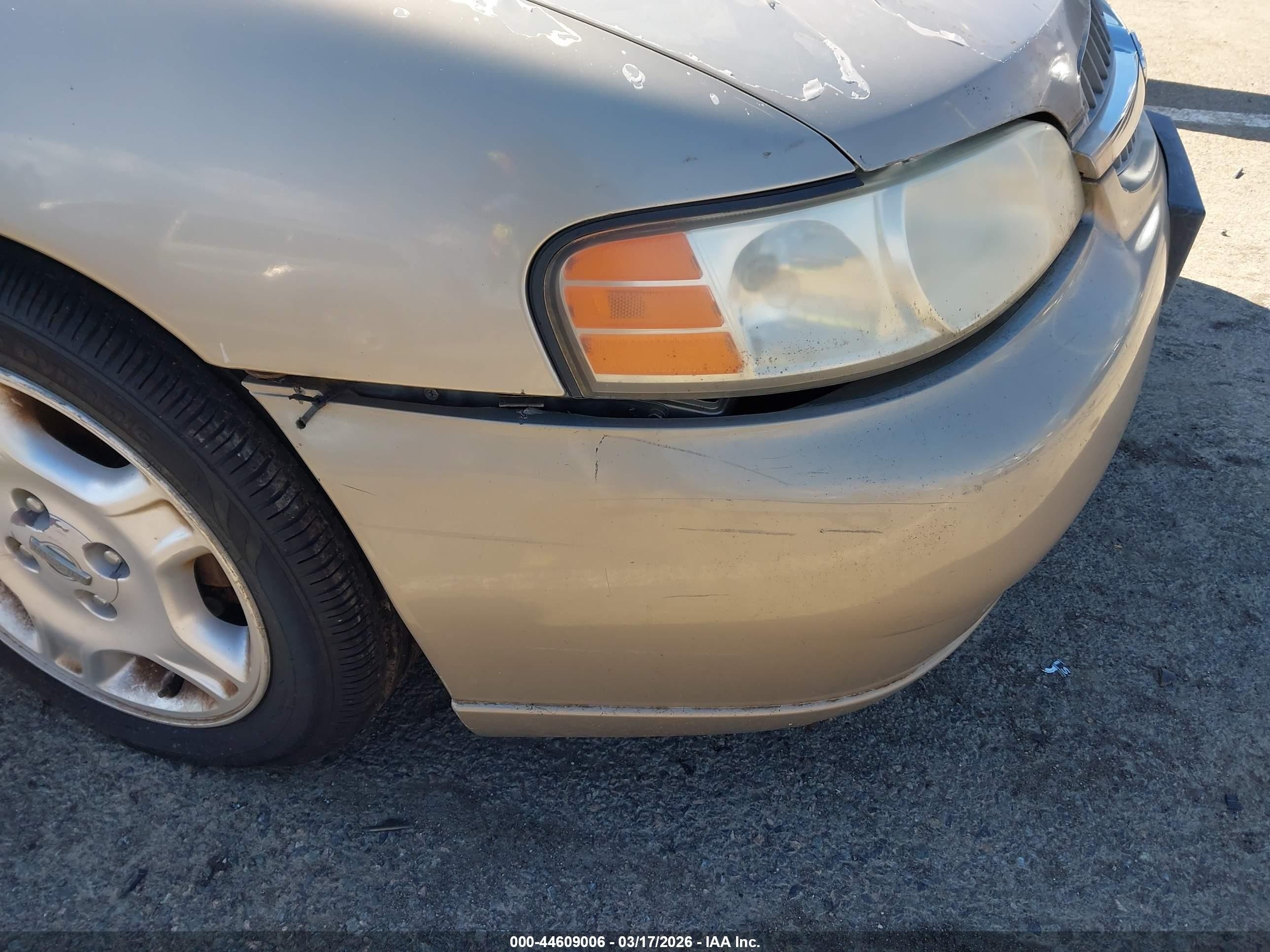 2001 Nissan Altima Gle Beige vin: 1N4DL01AX1C177290