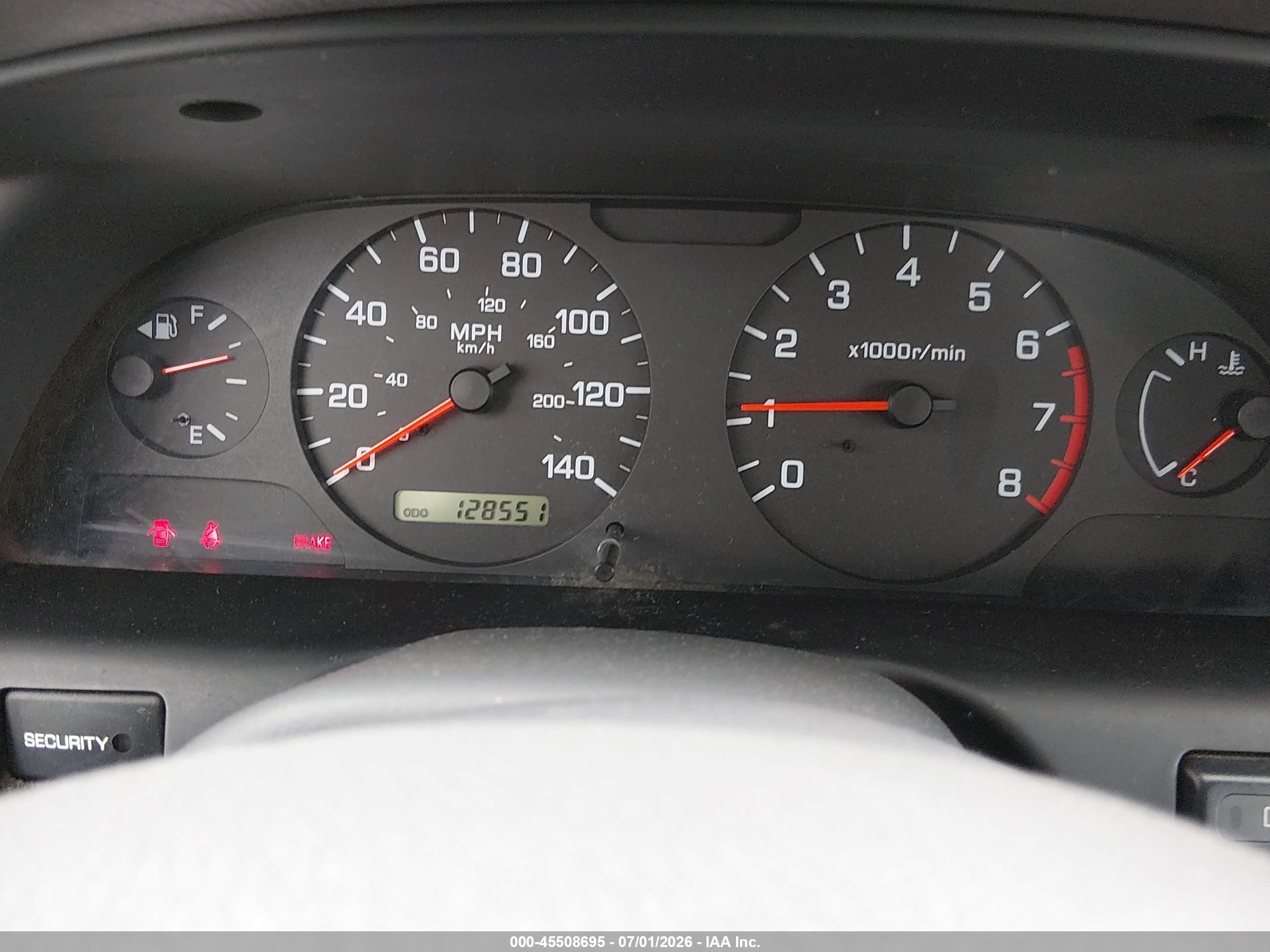 2001 Nissan Altima Gxe Brown vin: 1N4DL01D01C132353