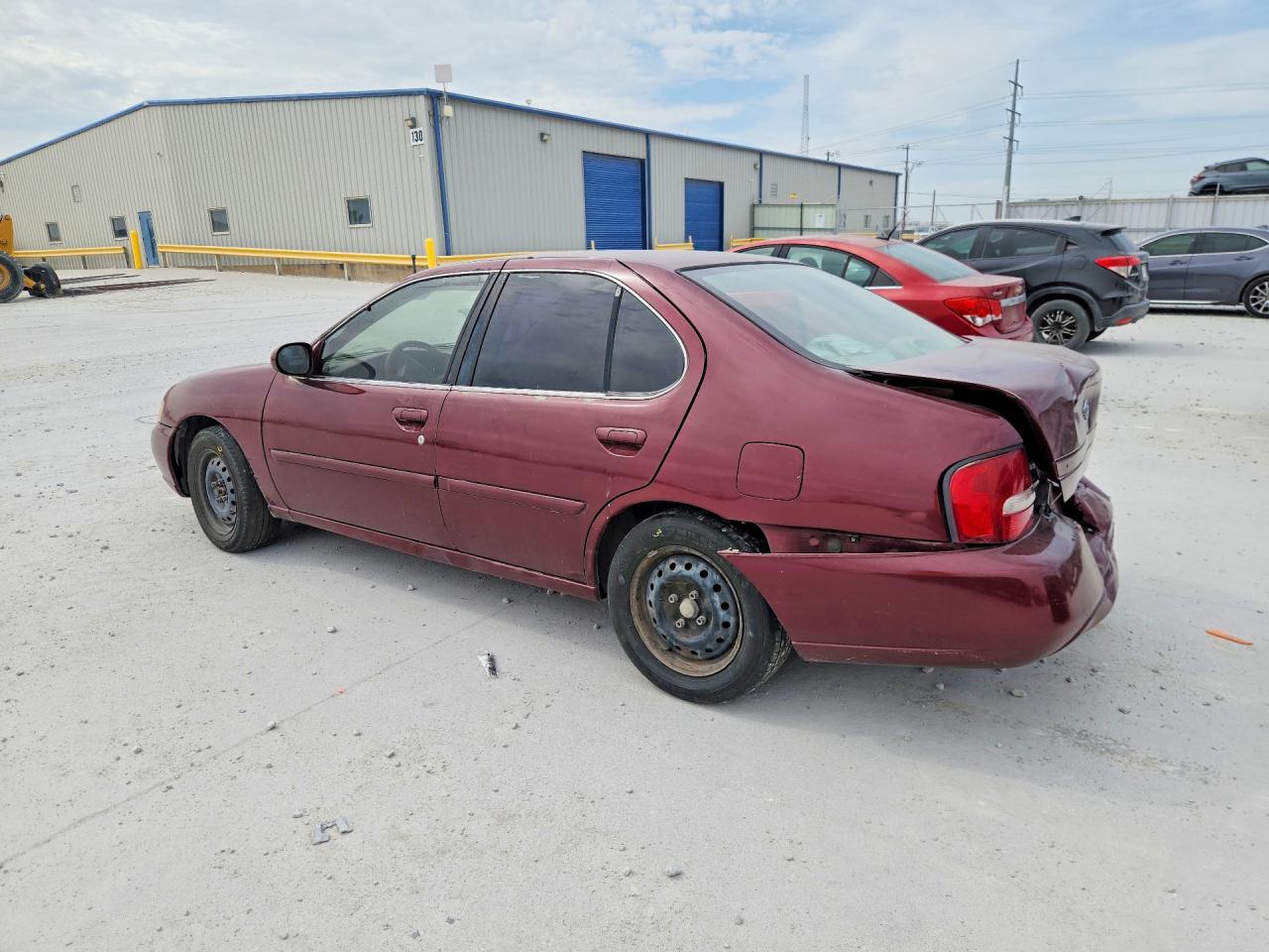 2001 Nissan Altima Xe Maroon vin: 1N4DL01D01C173095