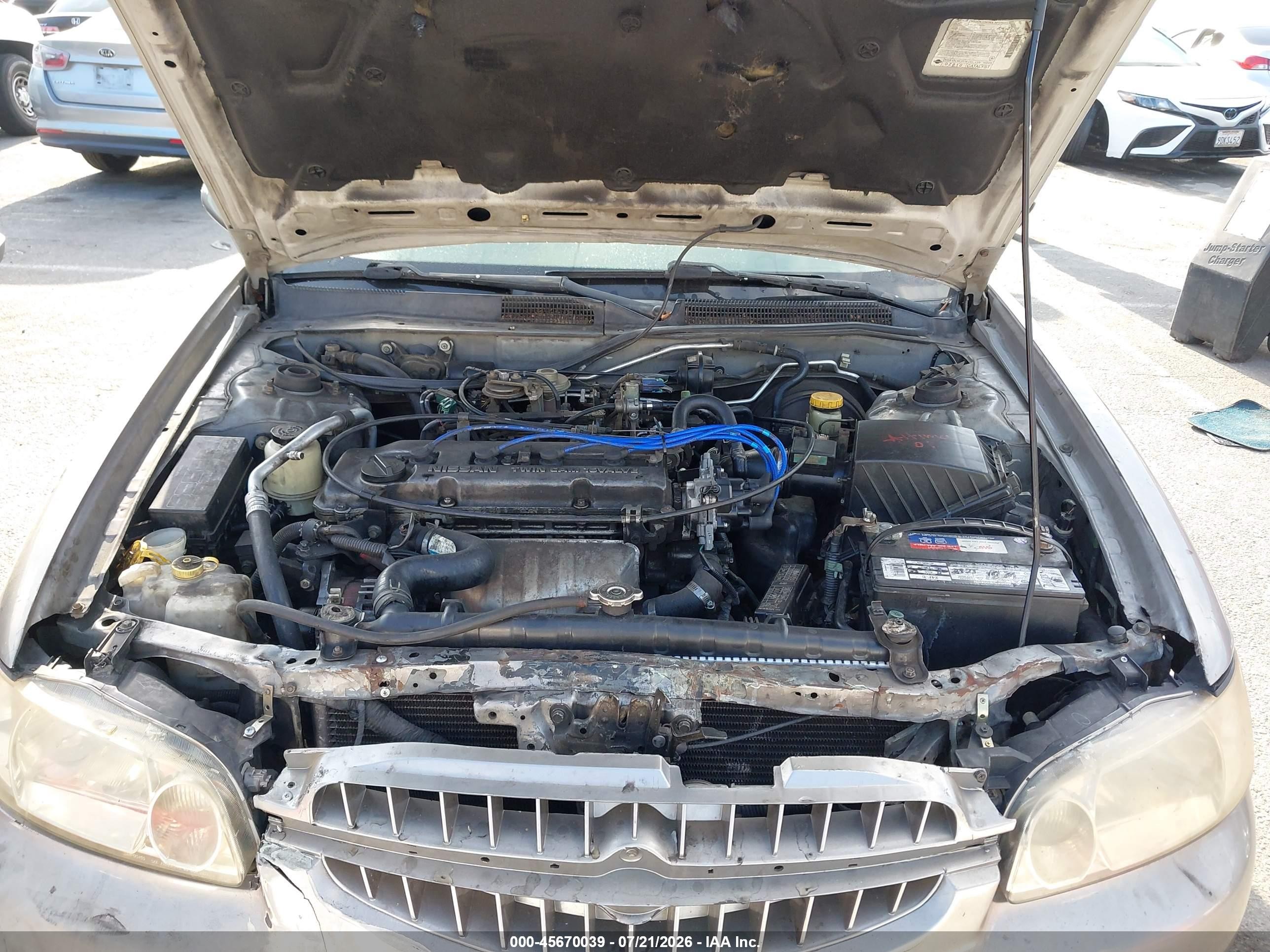 2000 Nissan Altima Gle/gxe/se/xe Champagne vin: 1N4DL01D0YC117748