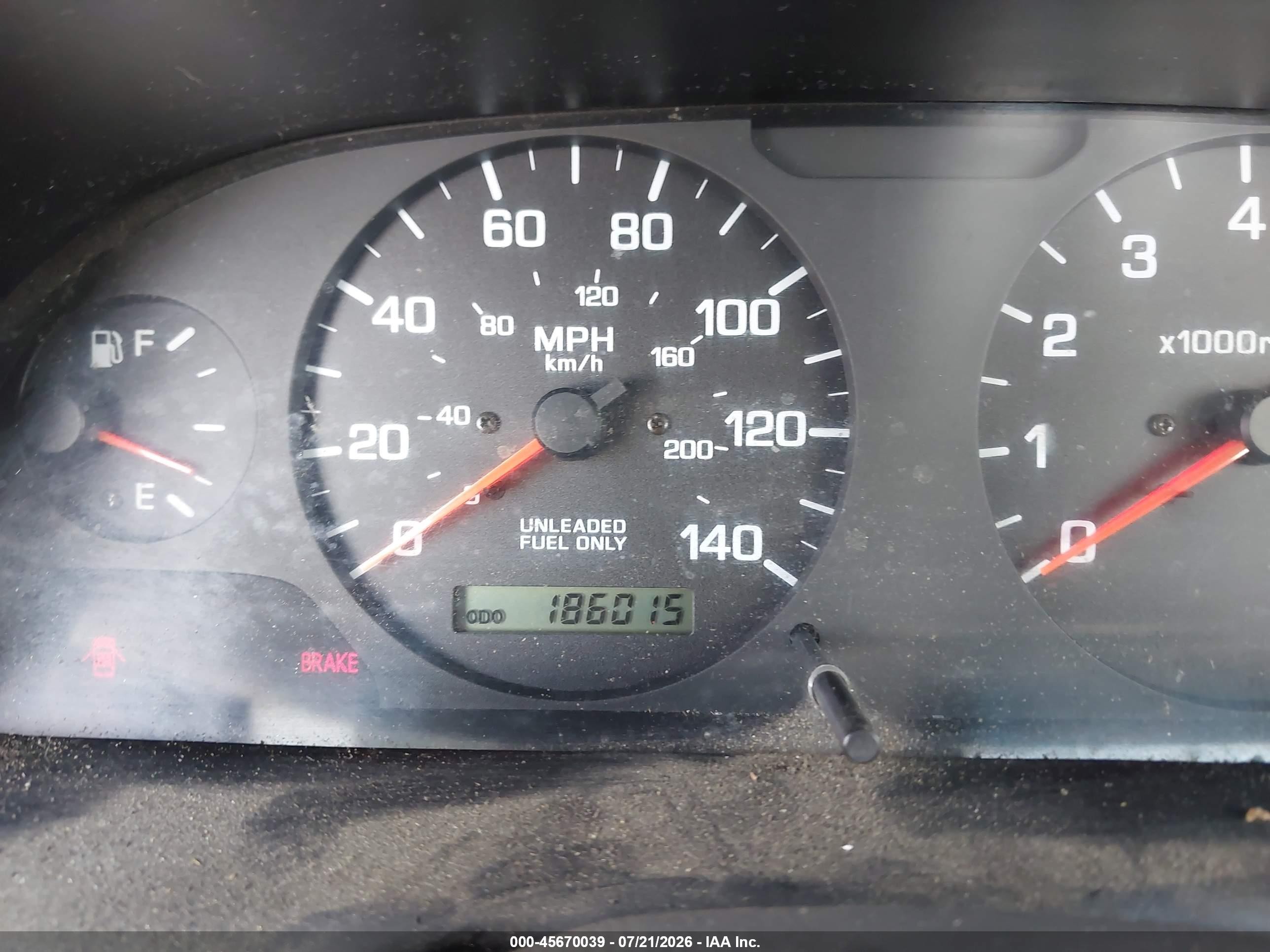 2000 Nissan Altima Gle/gxe/se/xe Champagne vin: 1N4DL01D0YC117748